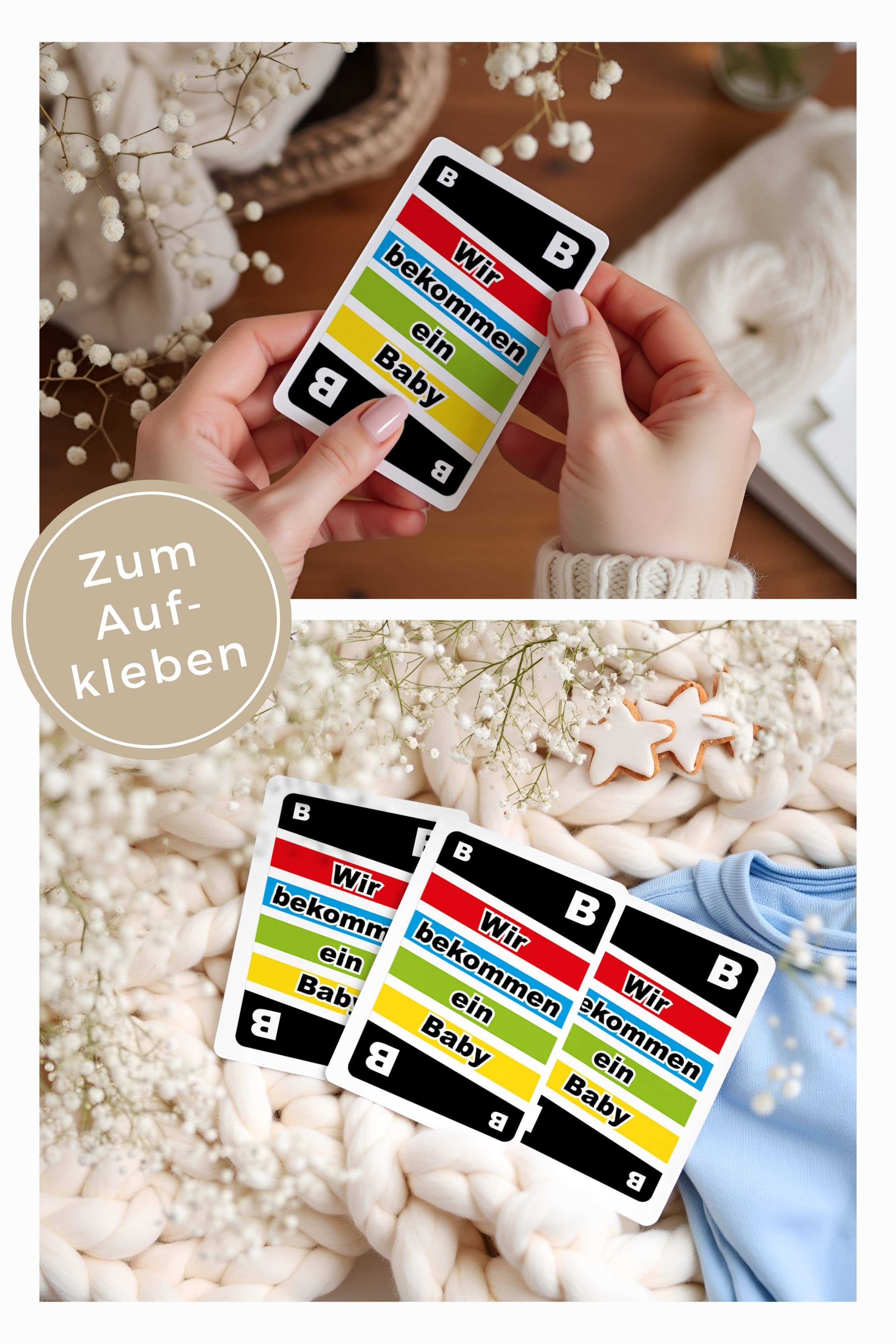 Schwangerschaft verkünden Aufkleber-1