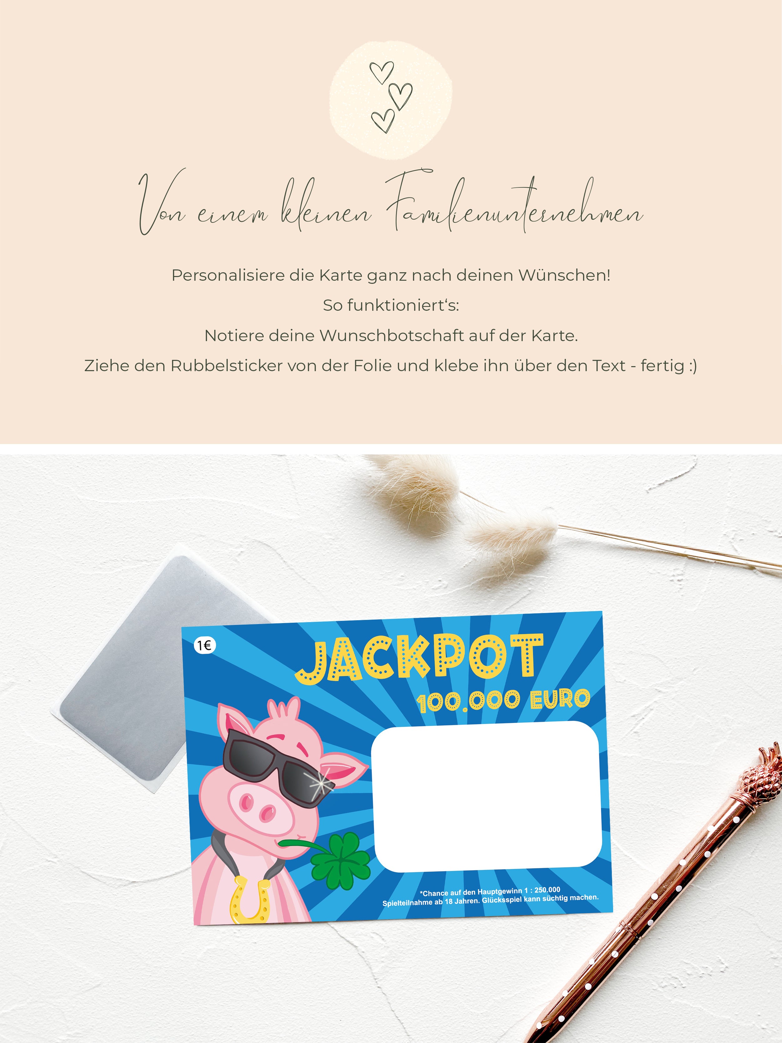 Rubbellos selber machen Lotto