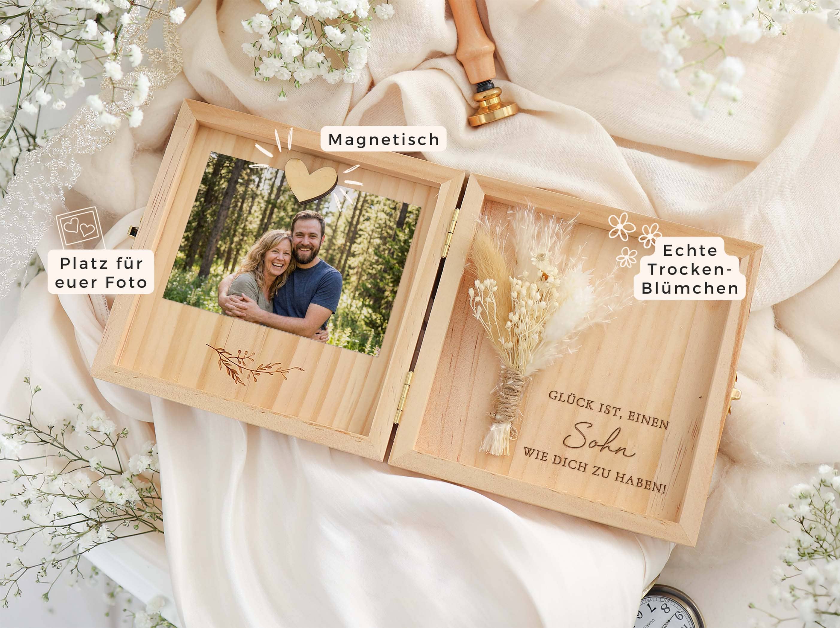 Sohn Geschenk Holzbox
