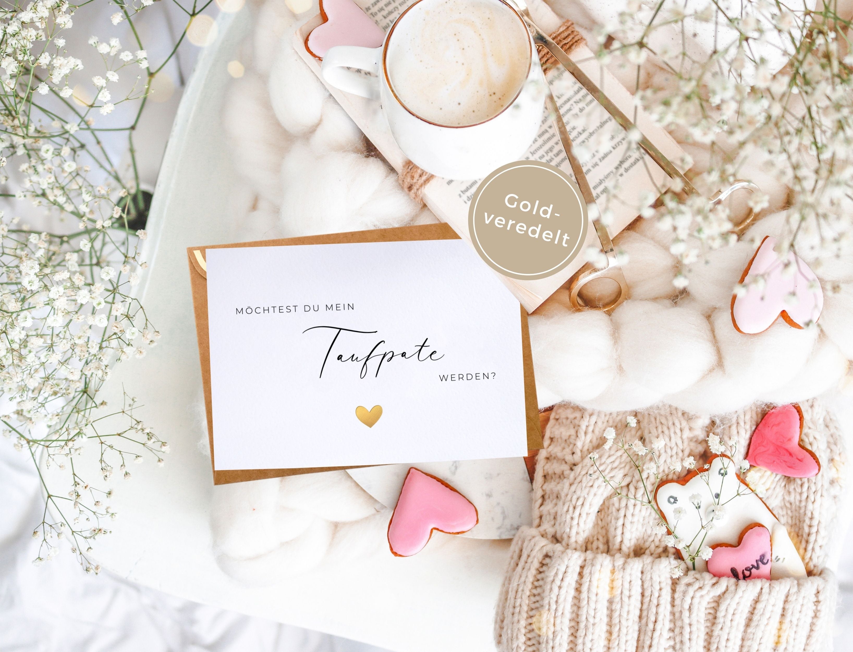 Willst du mein Taufpate sein Karte