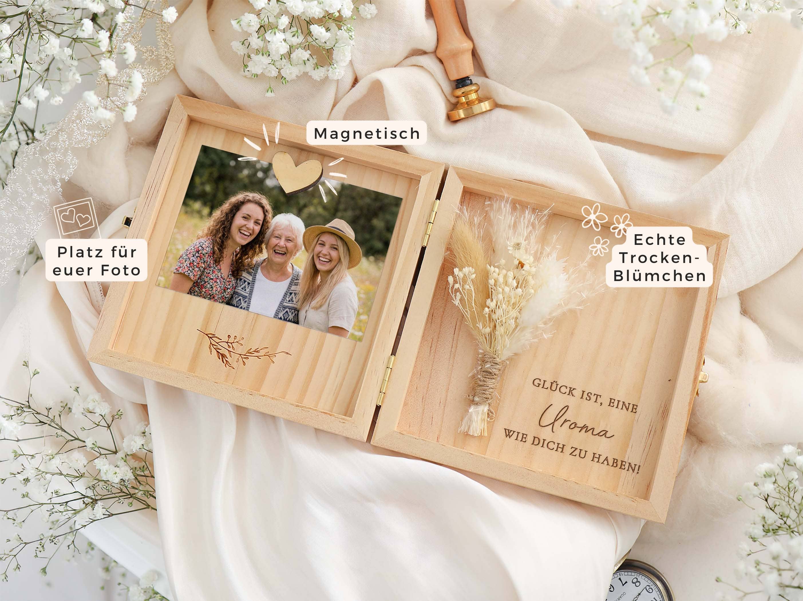 Uroma Geschenk Holzbox