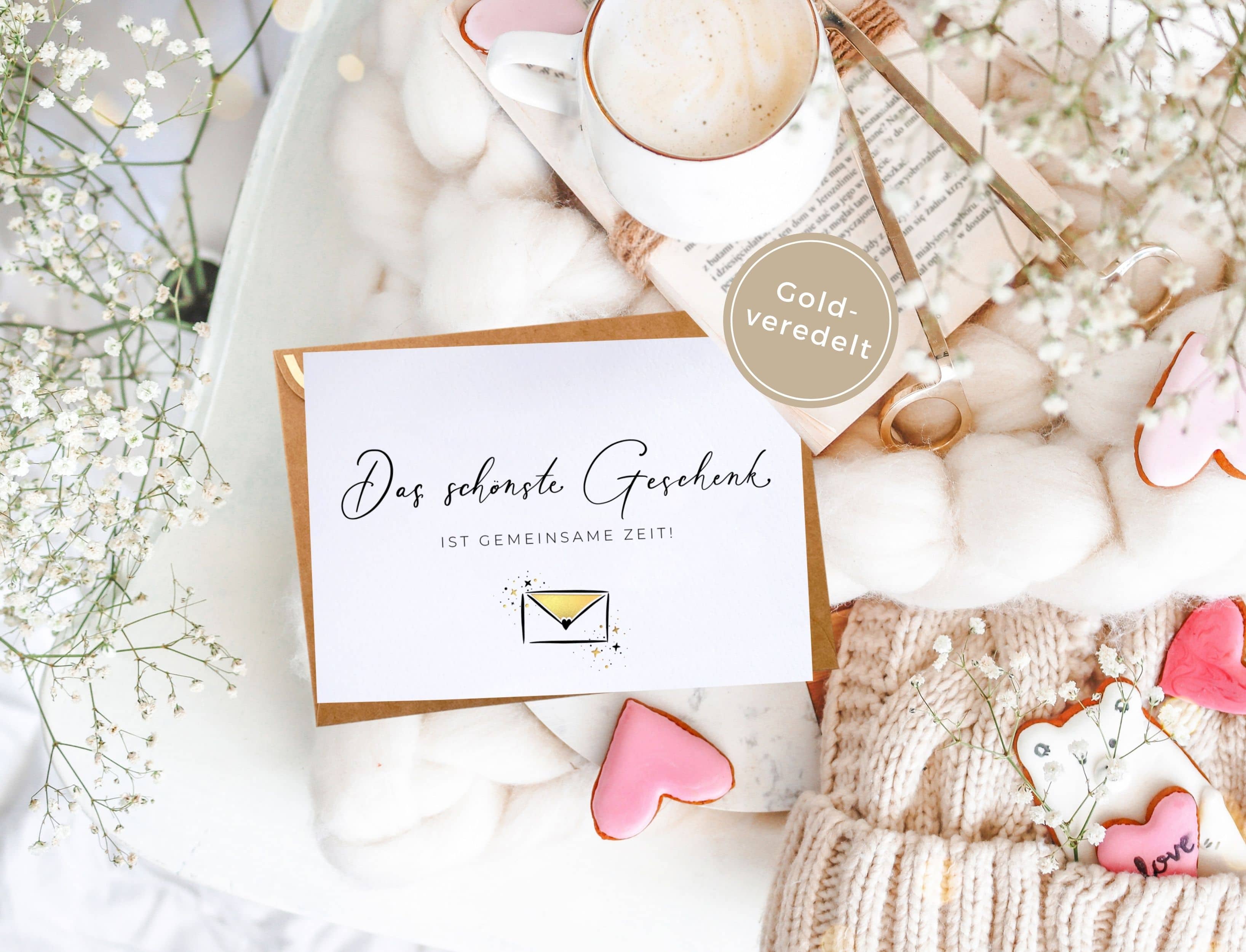 Das schönste Geschenk ist gemeinsame Zeit Karte