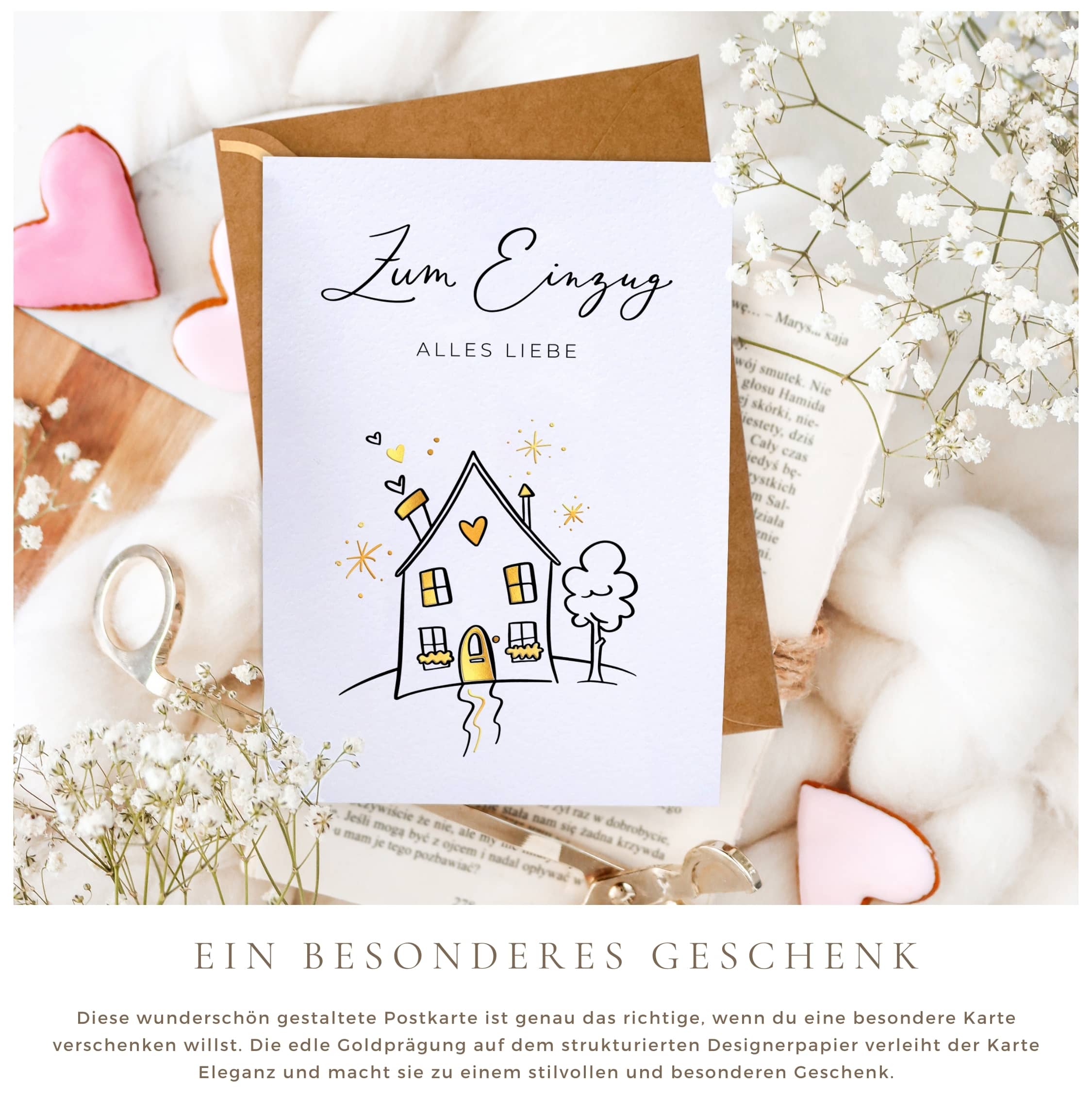 Zum Einzug alles Liebe Karte