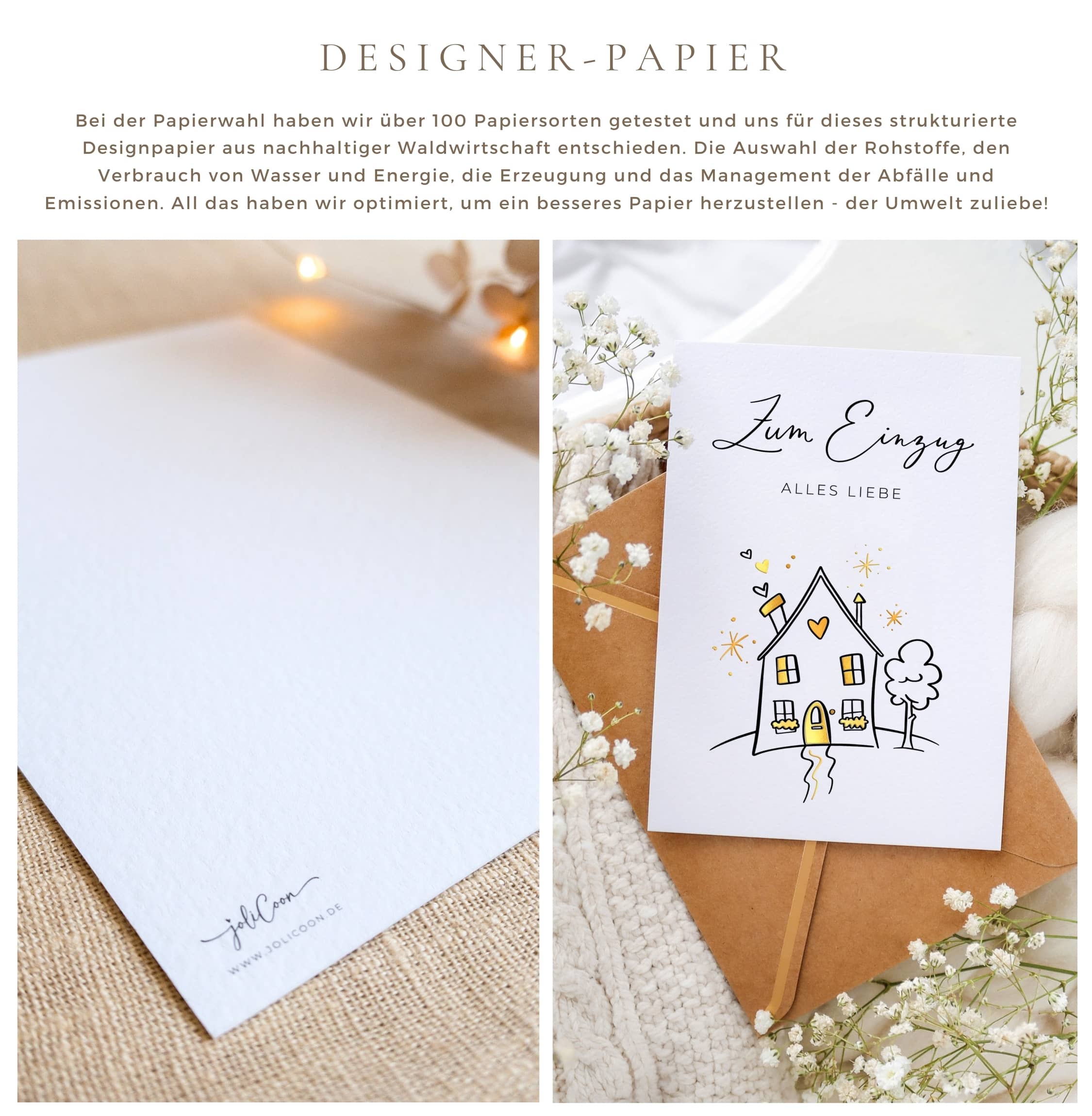 Zum Einzug alles Liebe Karte