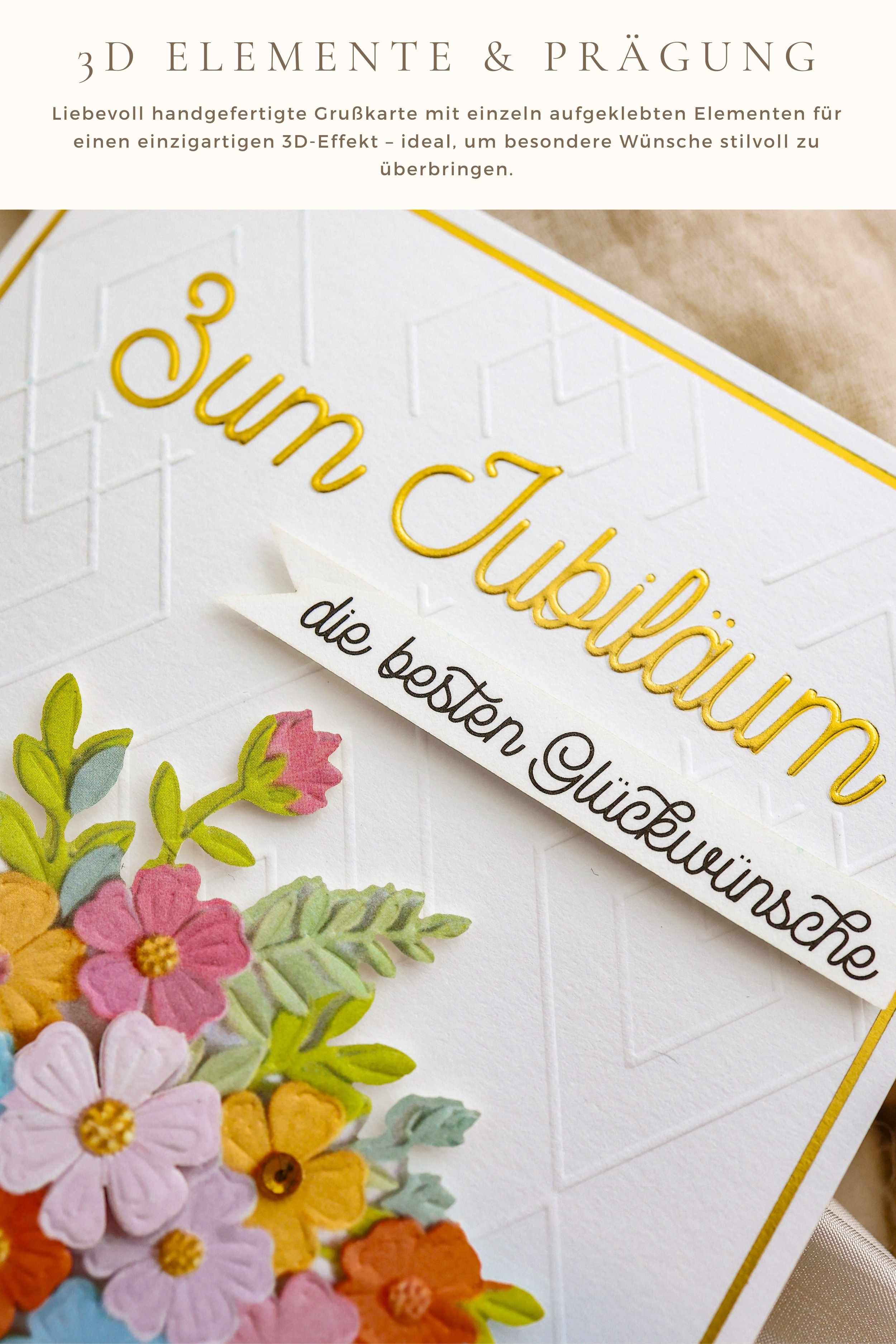 3D Jubiläumskarte SIGNATURE Gießkanne