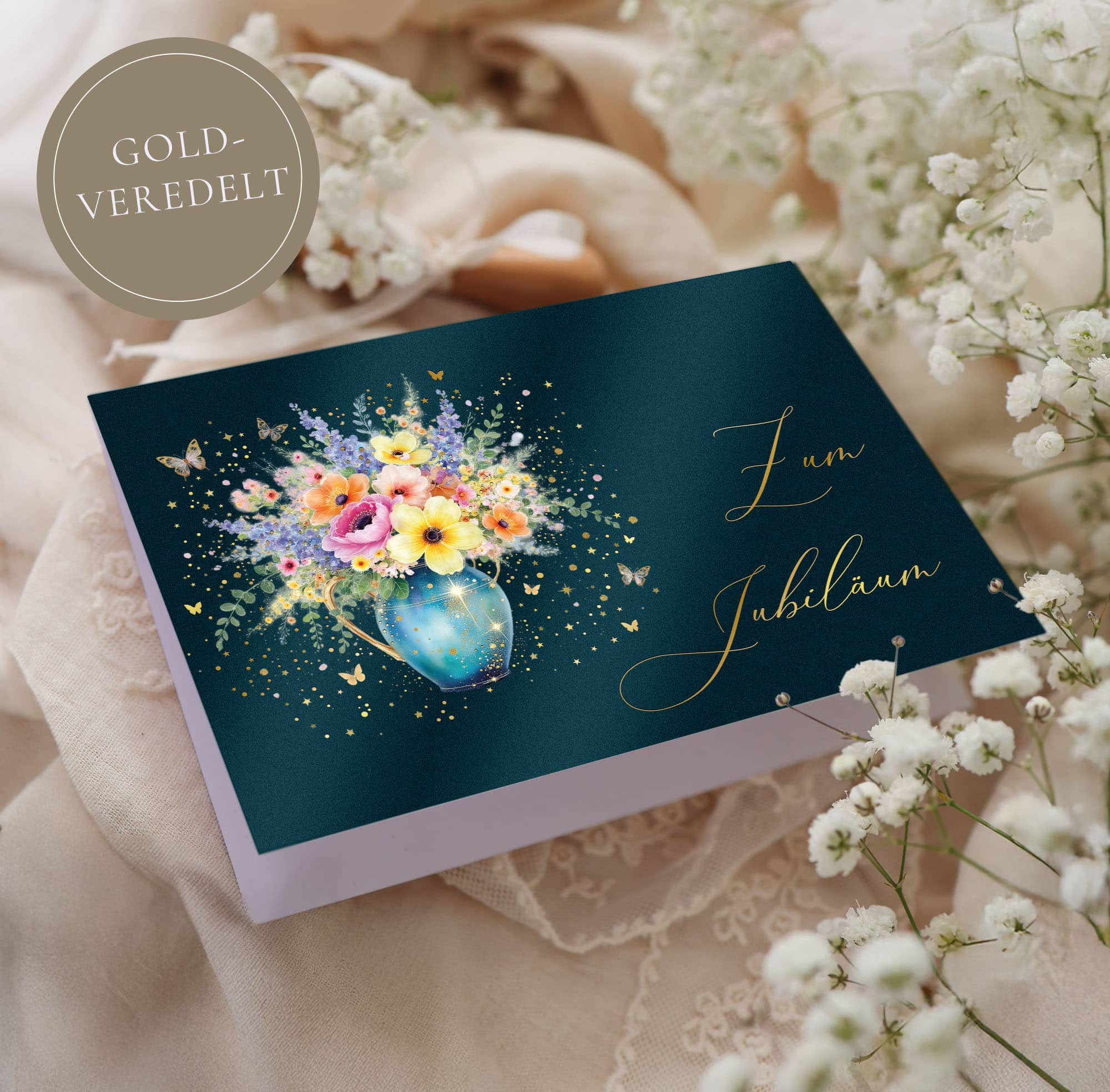 Zum Jubiläum Karte STARDUST