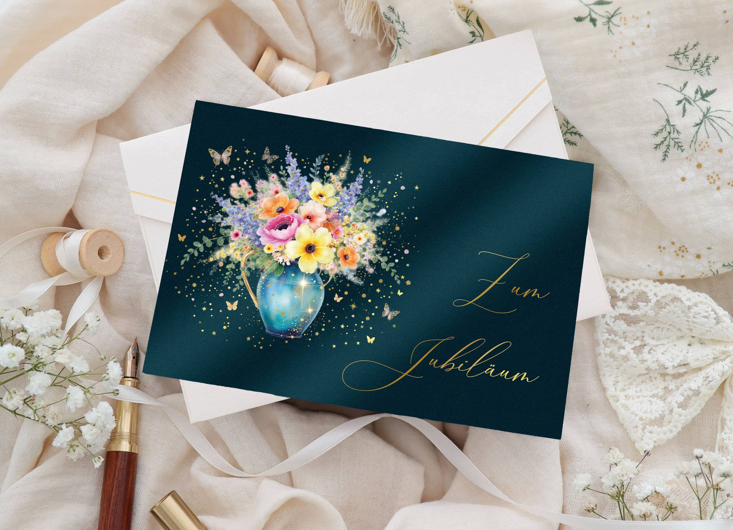 Zum Jubiläum Karte STARDUST