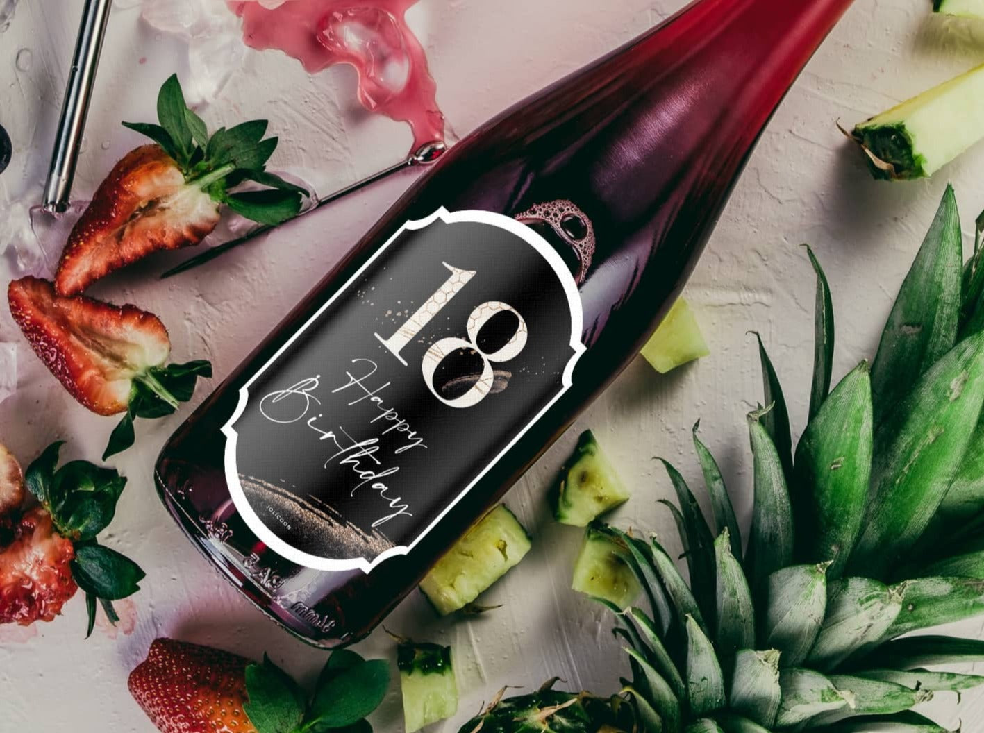 18 Geburtstag Flaschenetikett - JoliCoon