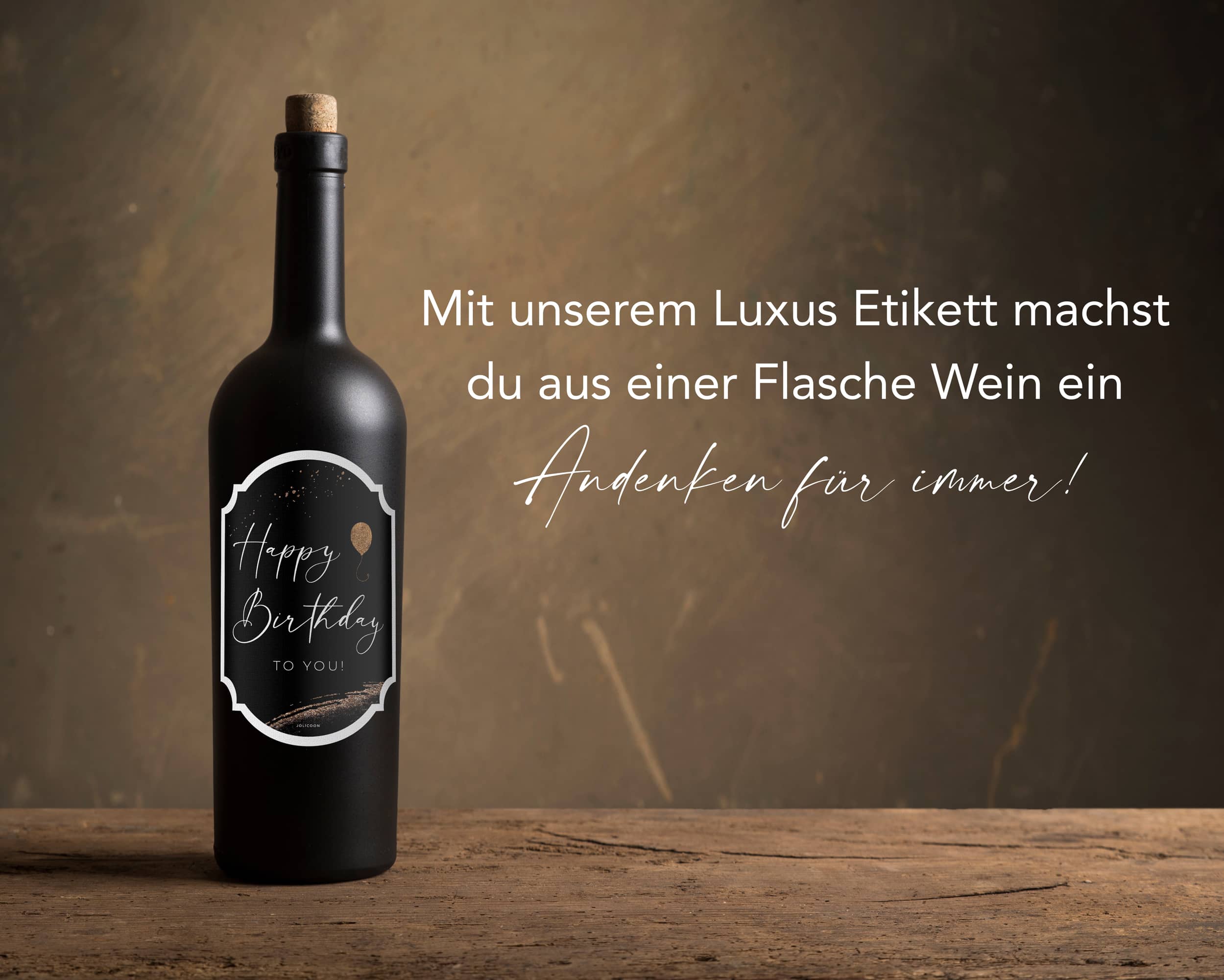 Happy Birthday to you Flaschenetikett Geburtstag - JoliCoon