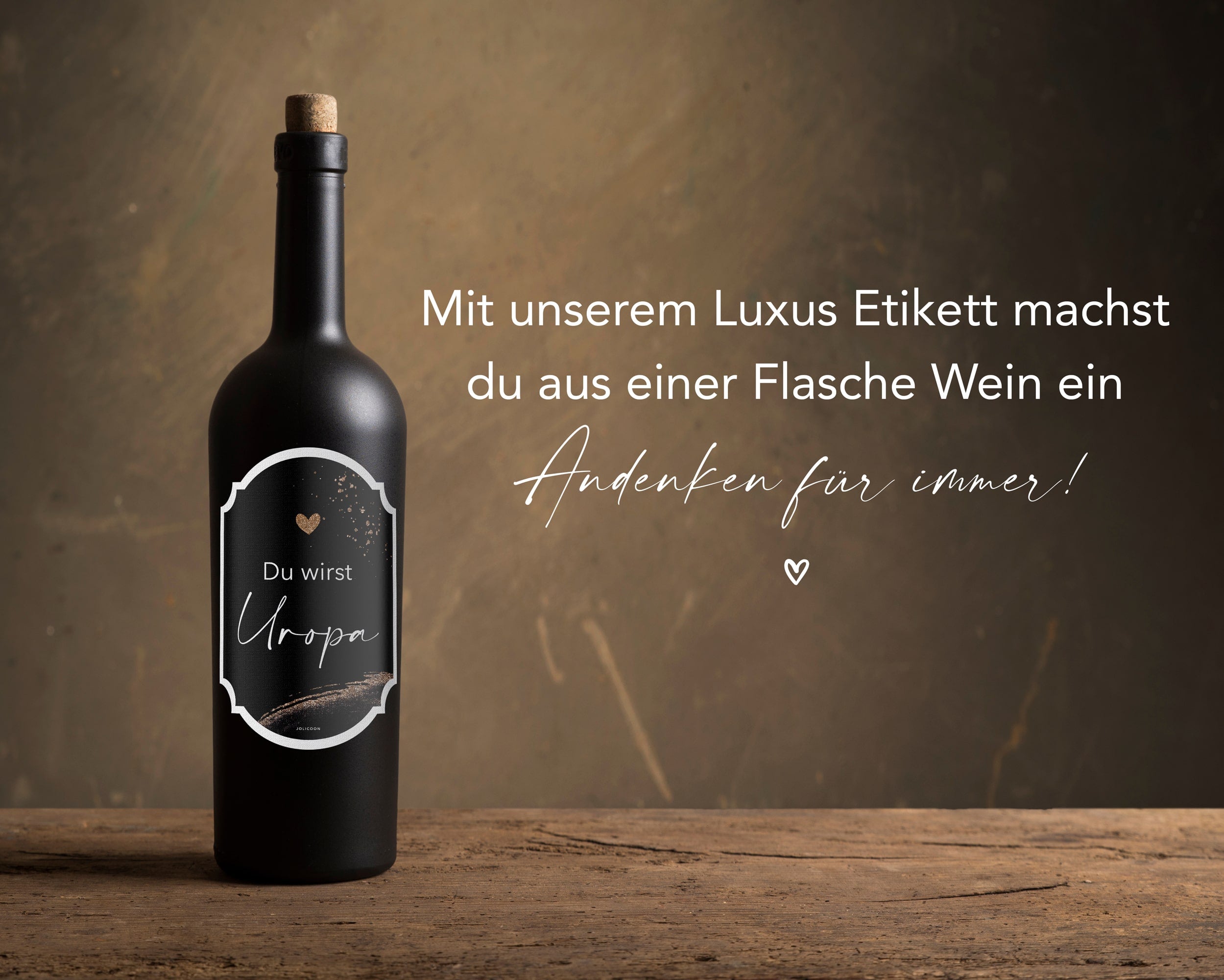 Du wirst Uropa Flaschenetikett - JoliCoon