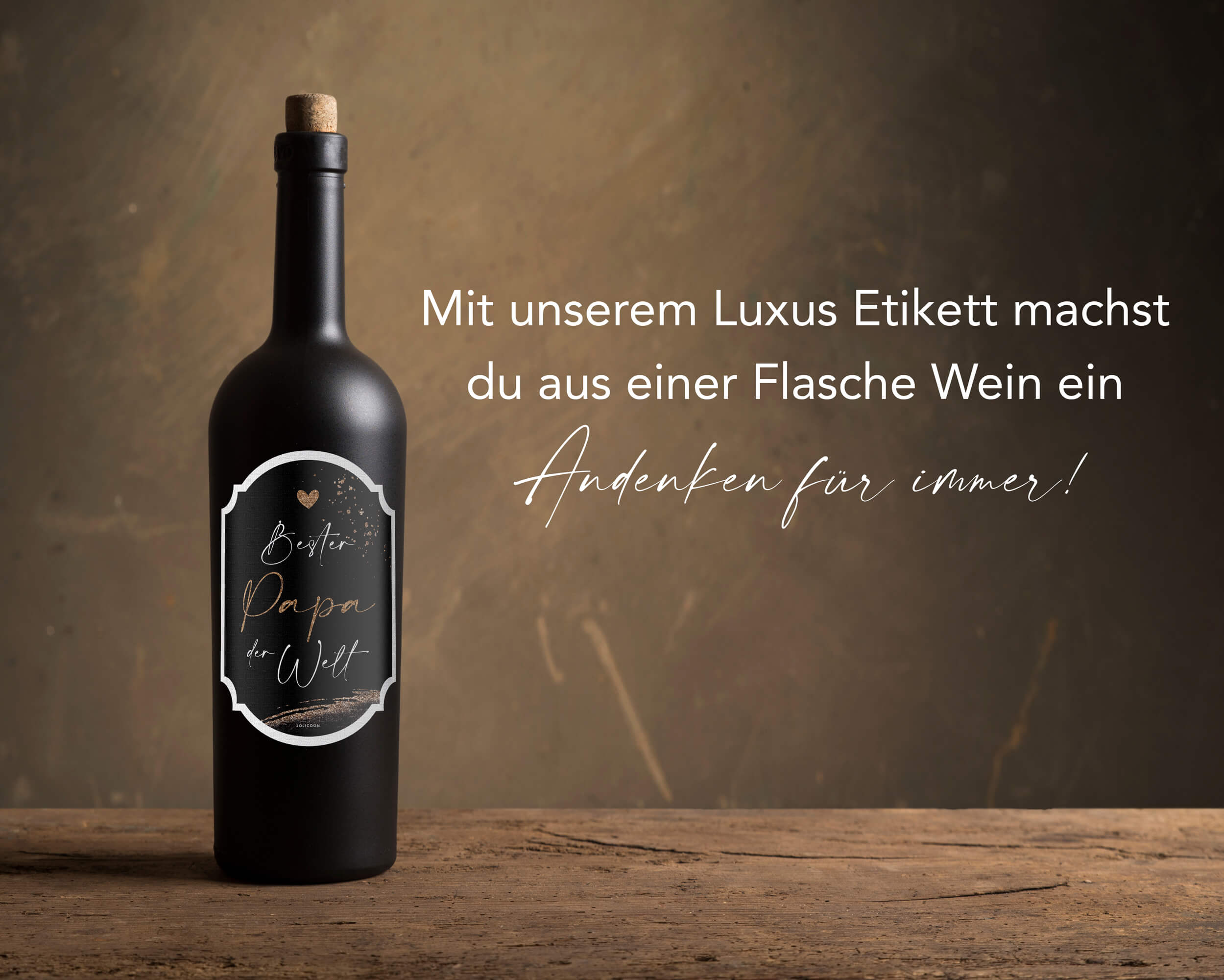 Bester Papa der Welt Flaschenetikett - JoliCoon