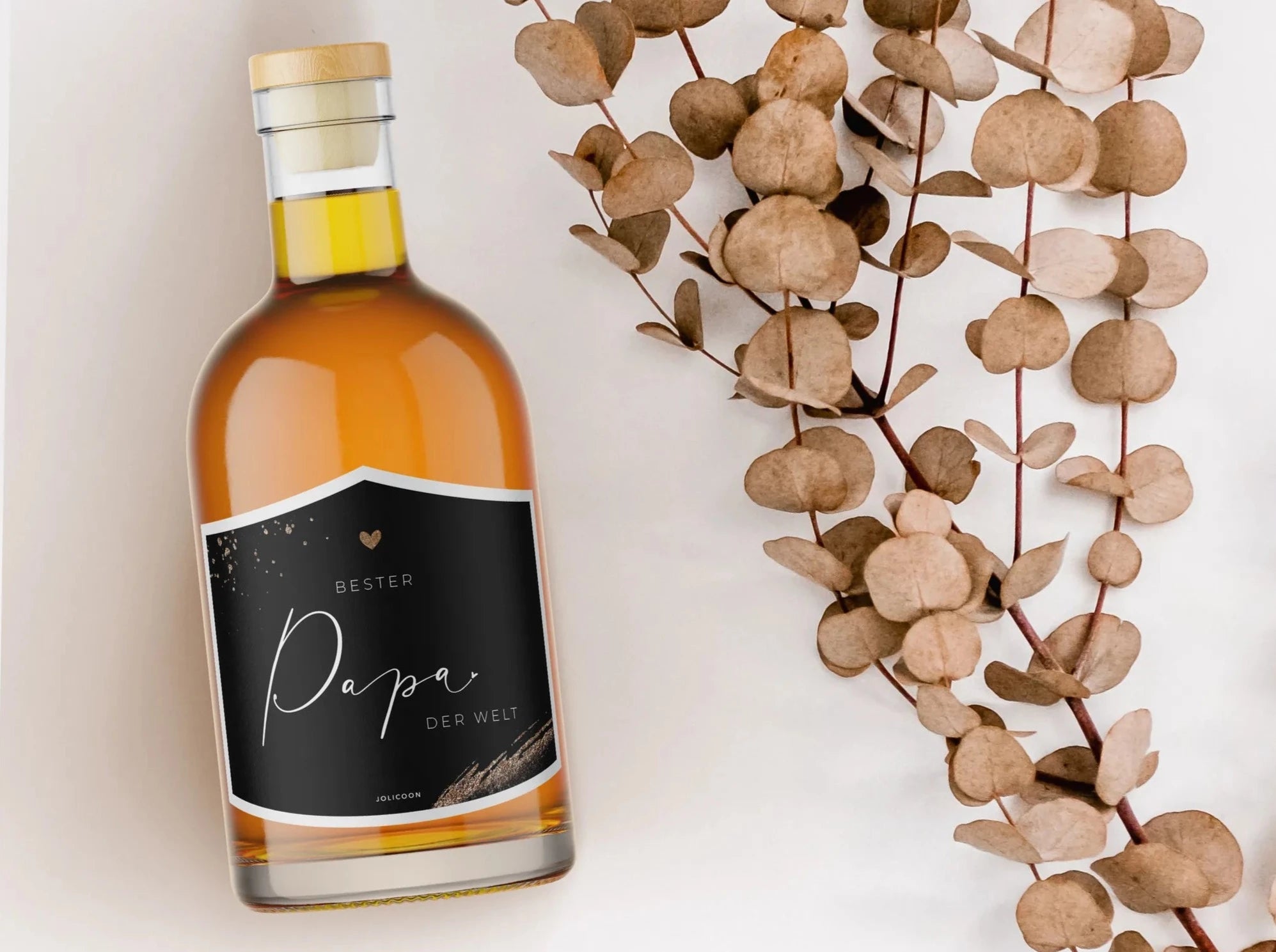 Bester Papa der Welt Flaschenetikett klein - JoliCoon