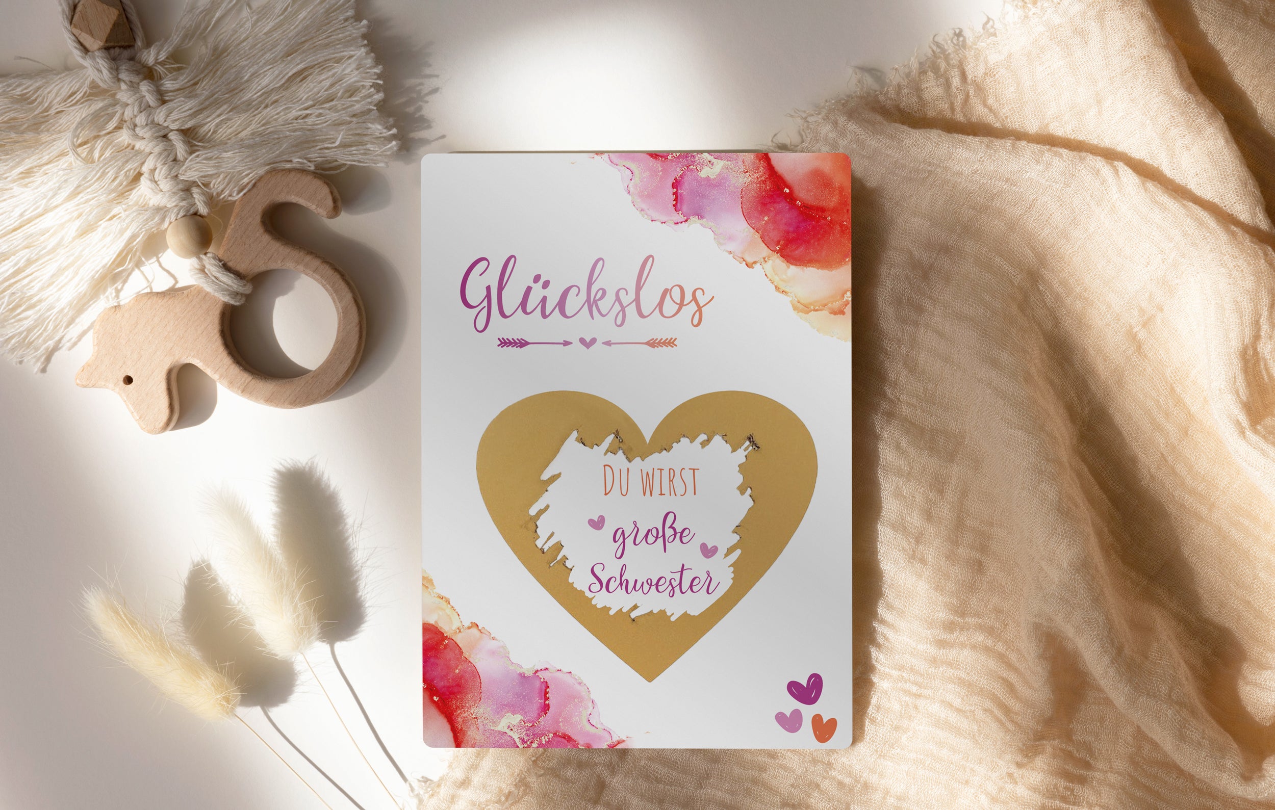 Schwangerschaft verkünden für die ganze Familie Rubbellose Dream - JoliCoon