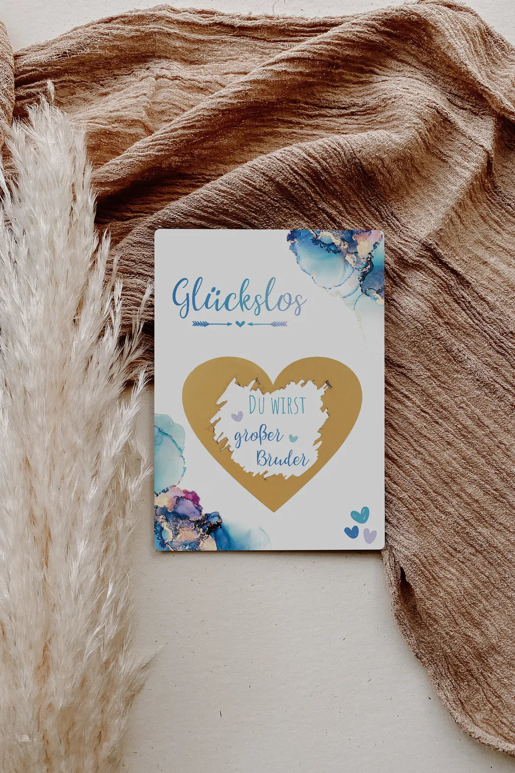 Du wirst großer Bruder Rubbelkarte Dream