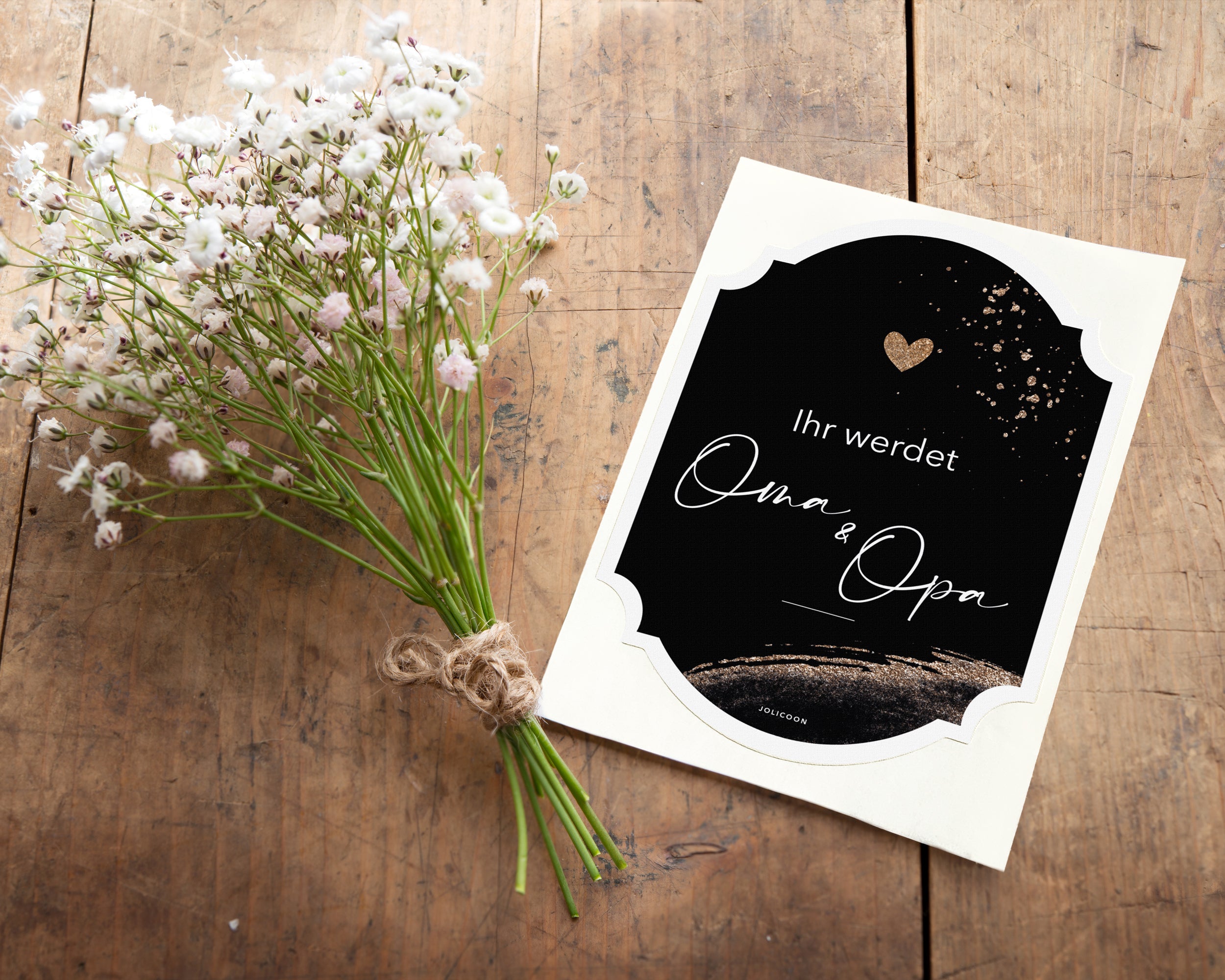 Schwangerschaft verkünden für die ganze Familie Flaschenetiketten - JoliCoon