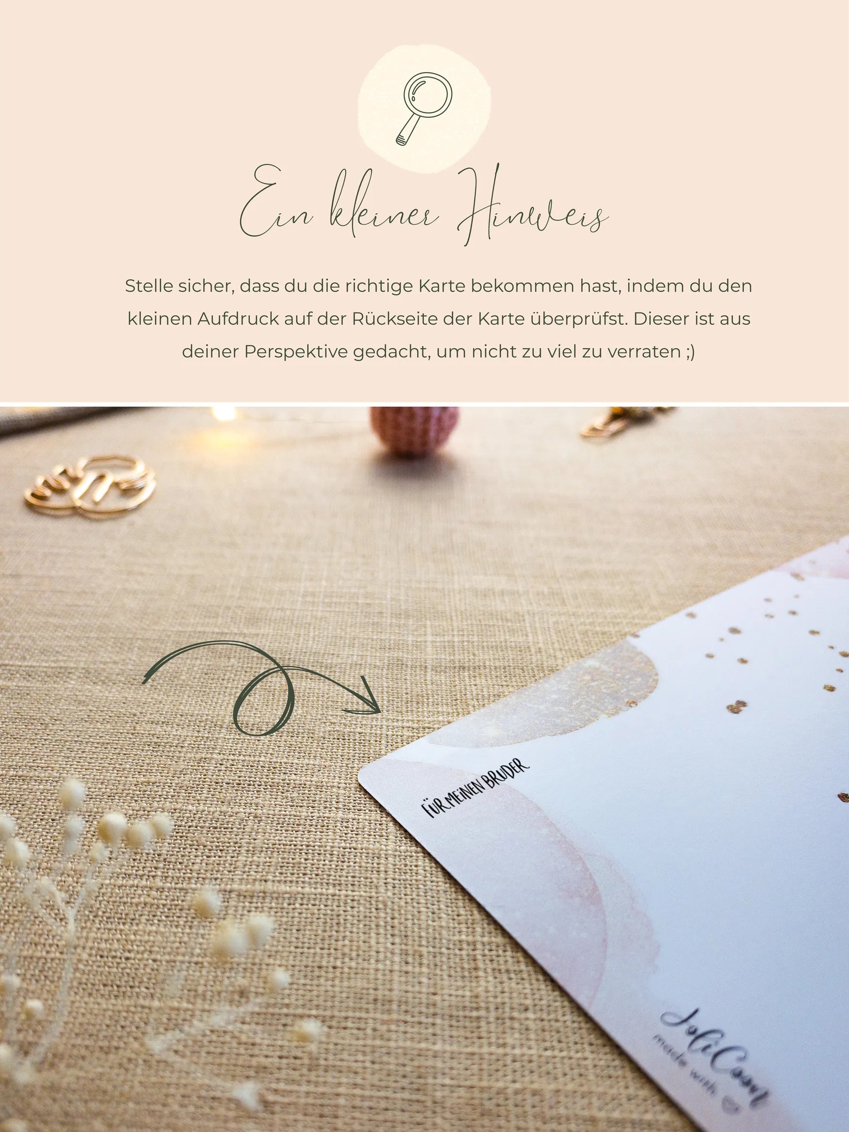 Du wirst Onkel Rubbelkarte Golden Glamour - JoliCoon