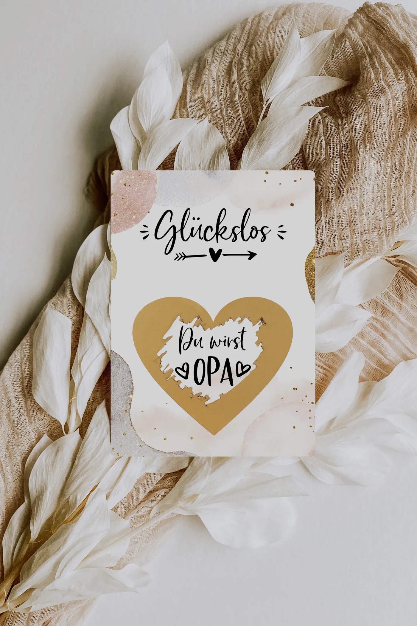 Du wirst Opa Rubbelkarte Golden Glamour - JoliCoon