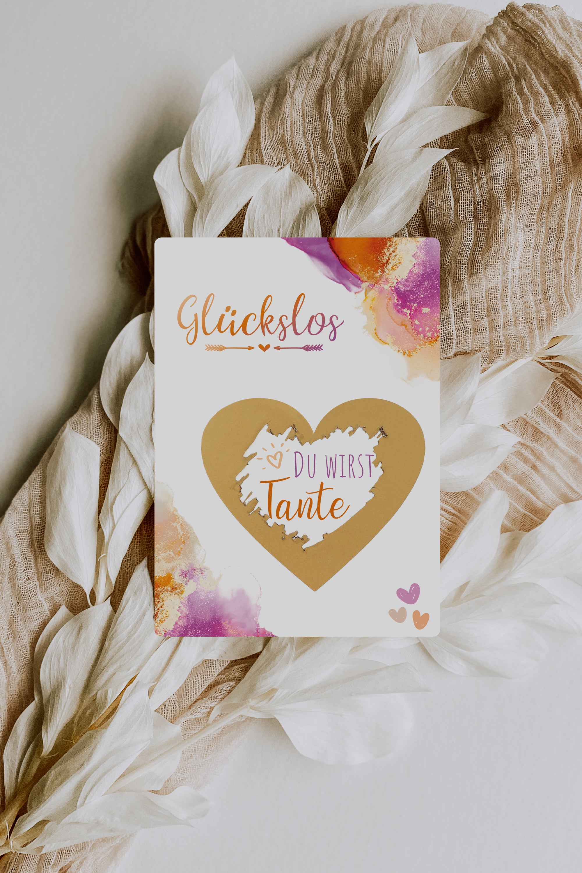 Schwangerschaft verkünden für die ganze Familie Rubbellose Dream - JoliCoon