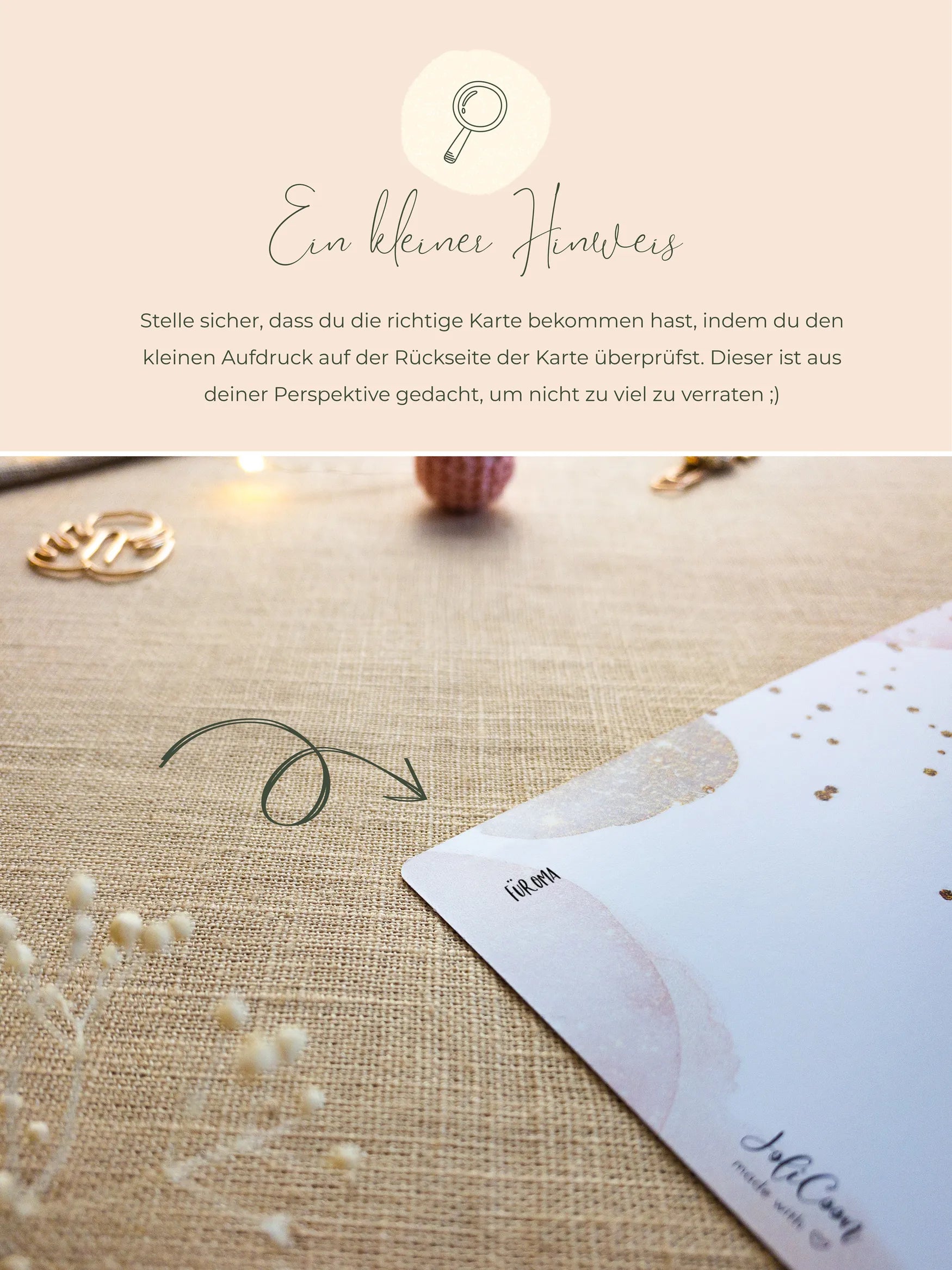 Du wirst Uroma Rubbelkarte Golden Glamour - JoliCoon