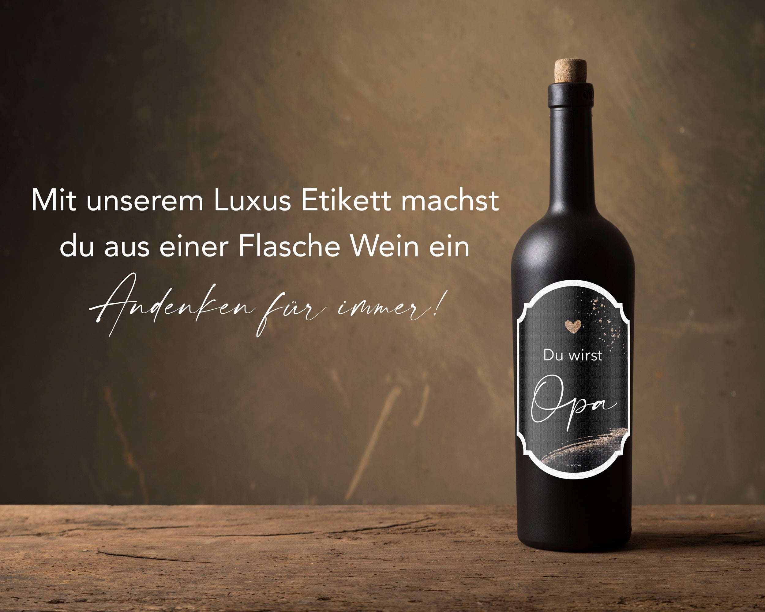 Du wirst Opa Flaschenetikett - JoliCoon