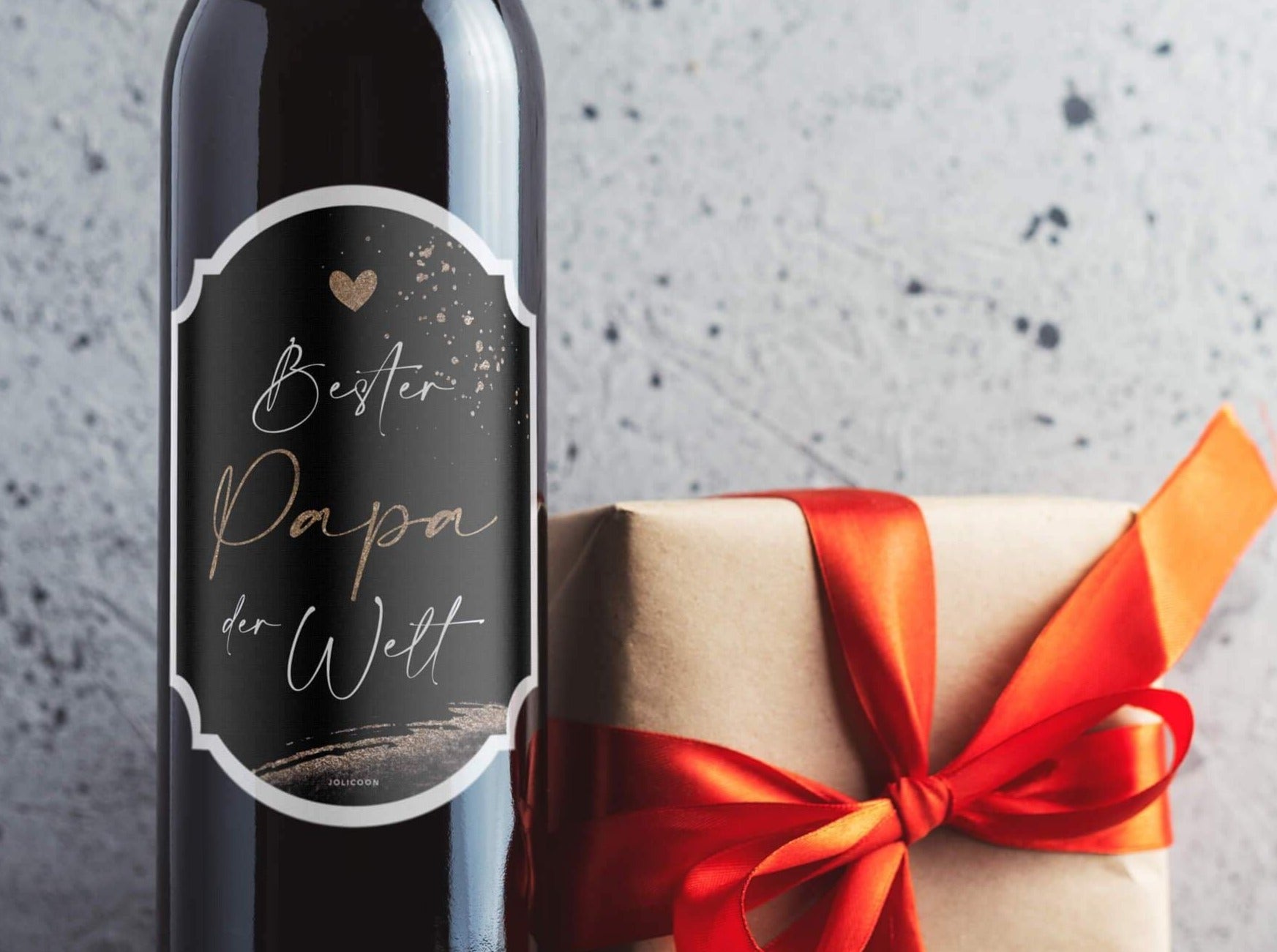 Bester Papa der Welt Flaschenetikett - JoliCoon