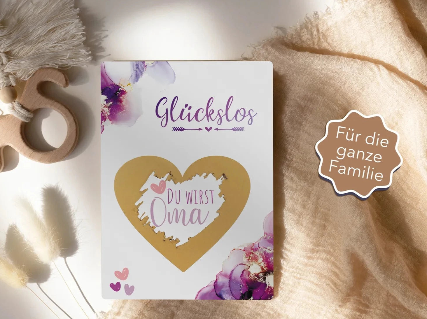 Schwangerschaft verkünden für die ganze Familie Rubbellose Dream - JoliCoon