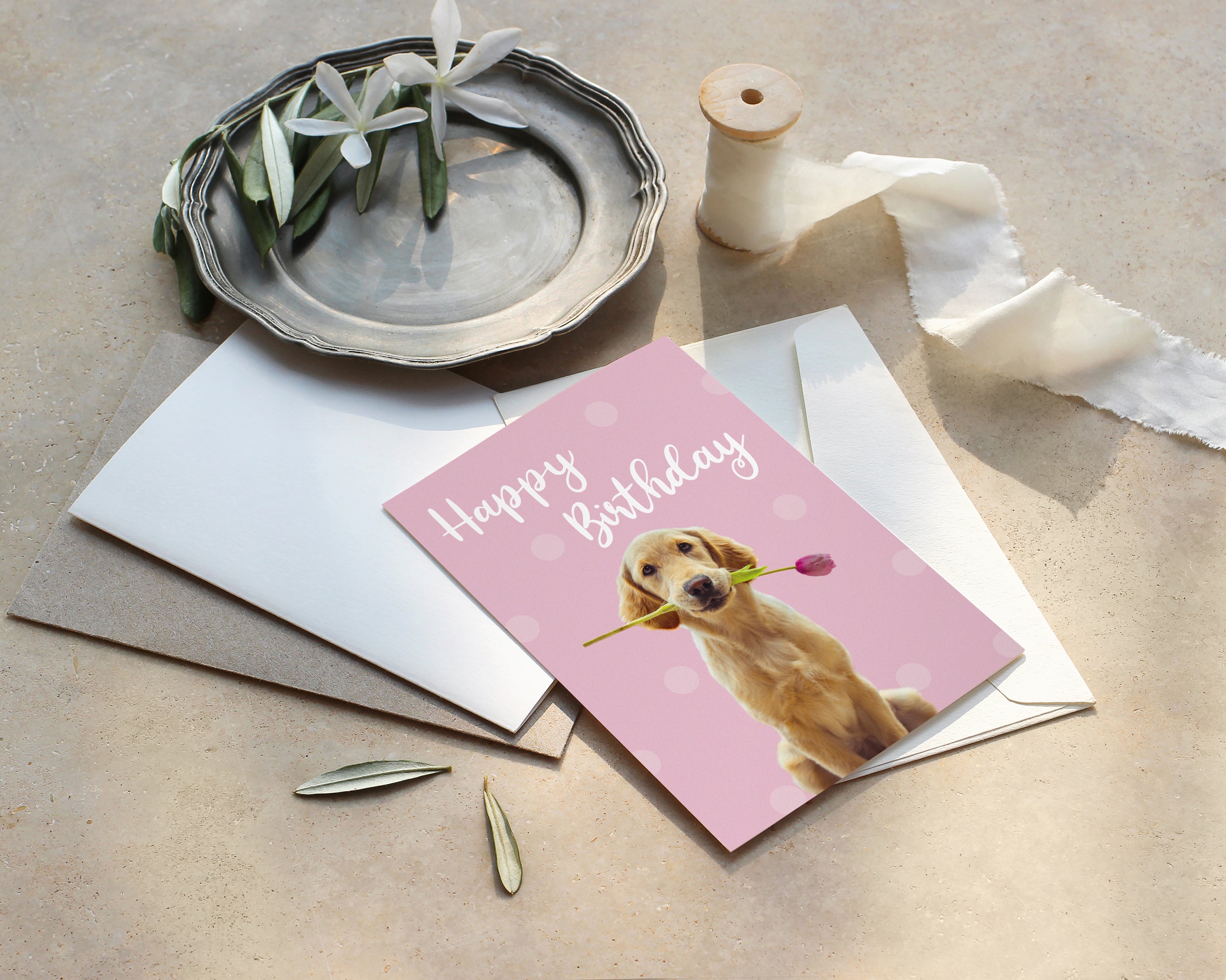 Geburtstagskarte Happy Birthday - WUFFWUFF - JoliCoon