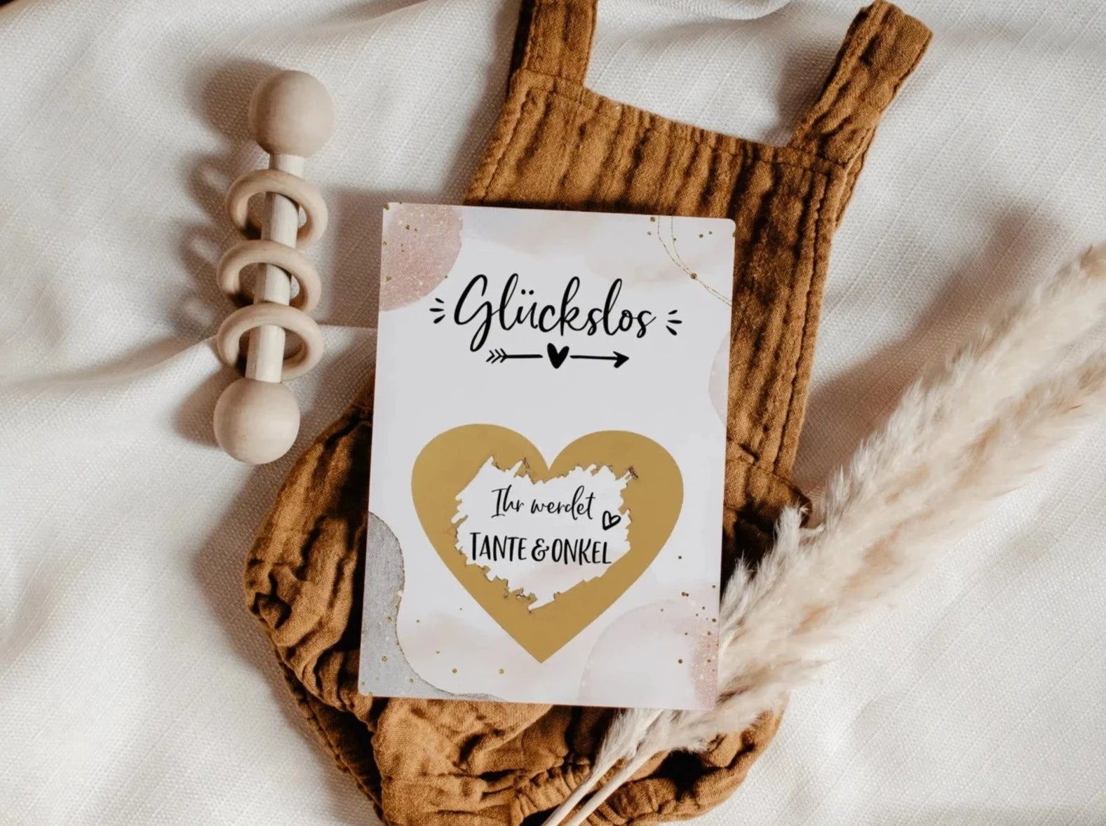 Ihr werdet Tante & Onkel Rubbelkarte Golden Glamour