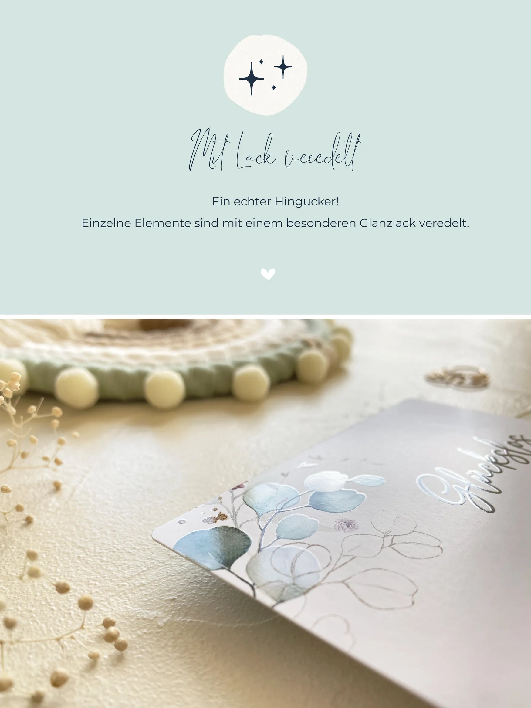 Es wird ein Junge Rubbelkarte Eukalyptus