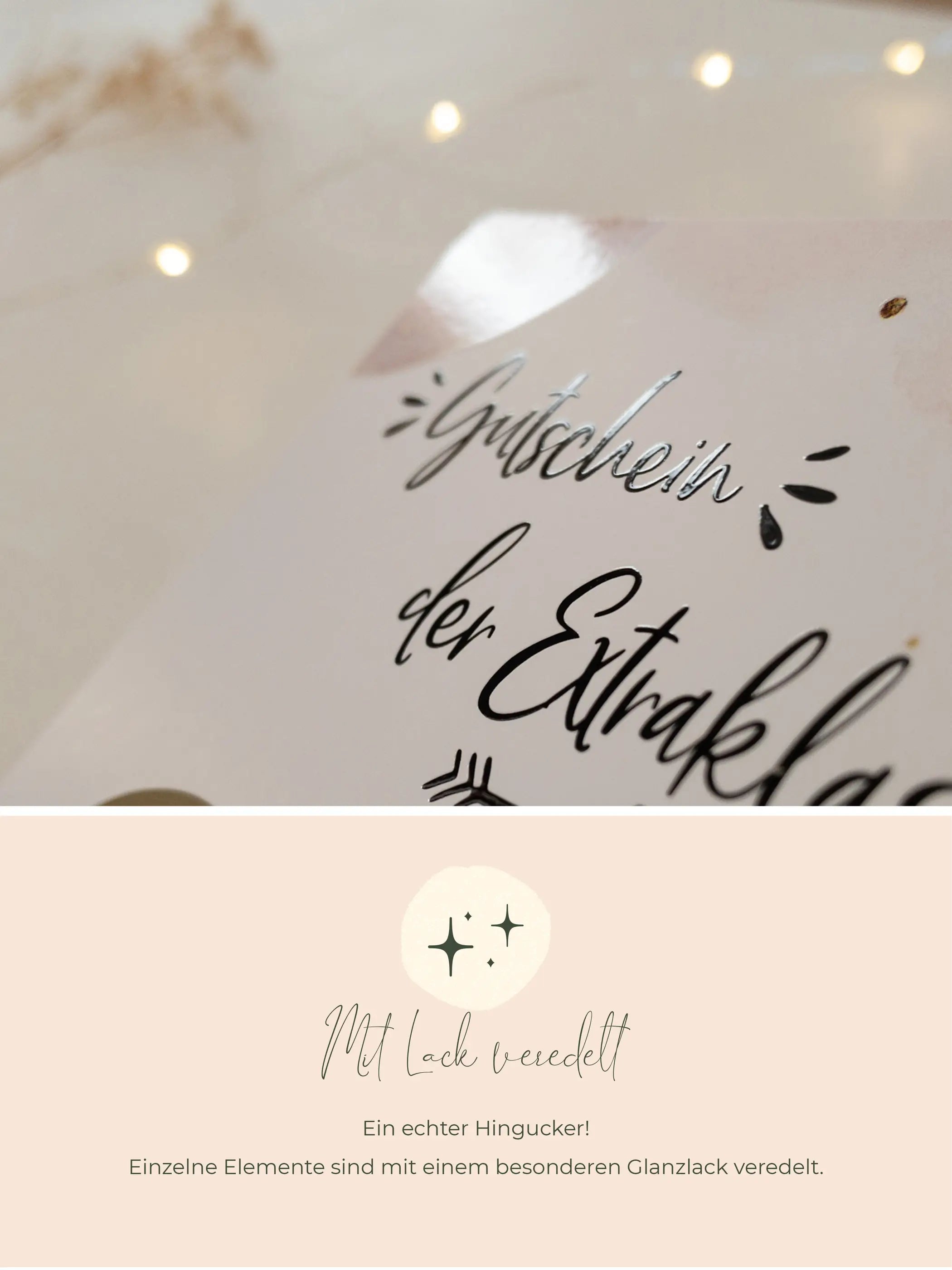 Gutschein für einen Blowjob Rubbelkarte Golden Glamour - JoliCoon