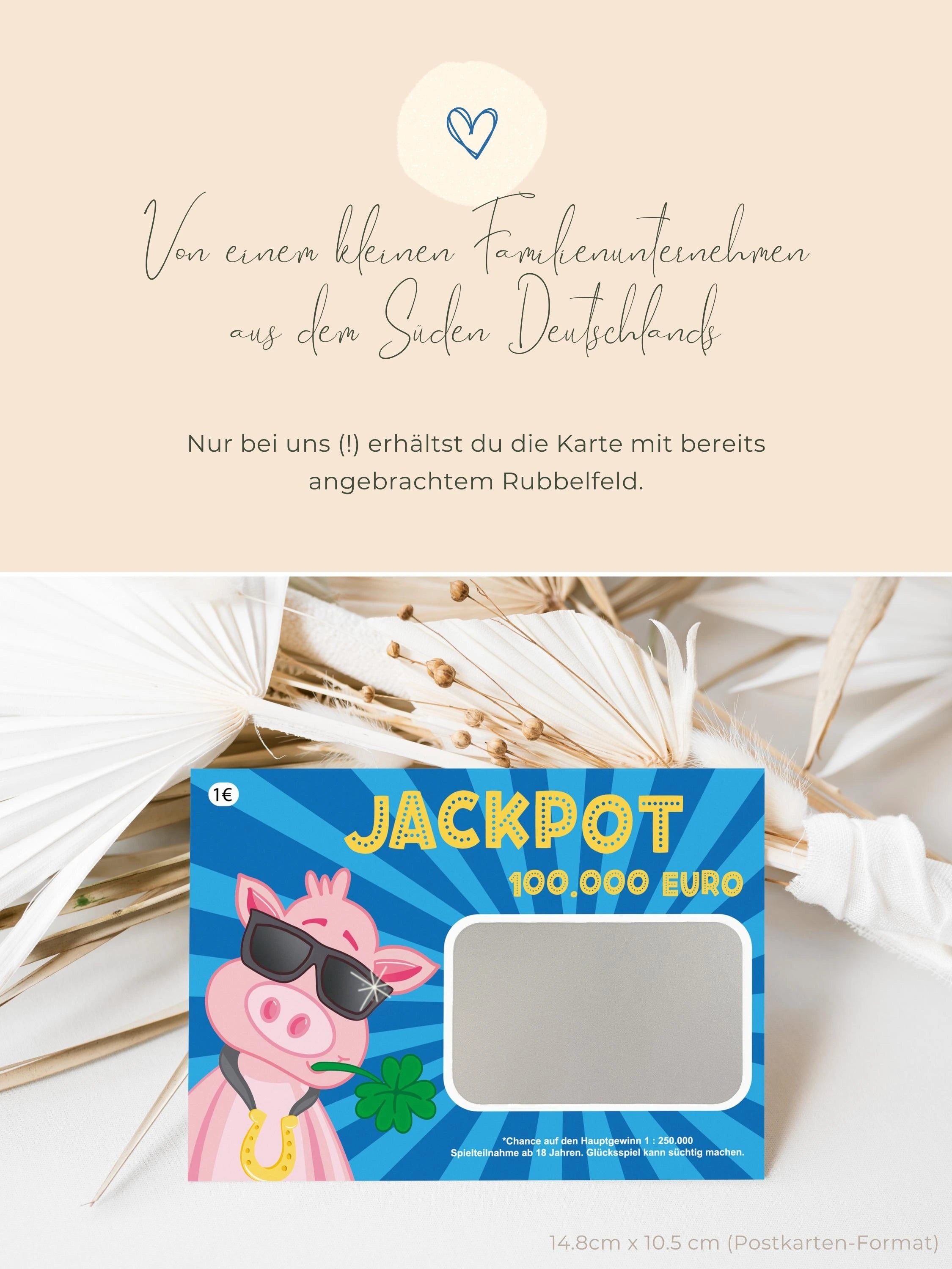 Du wirst Onkel Rubbellos Jackpot