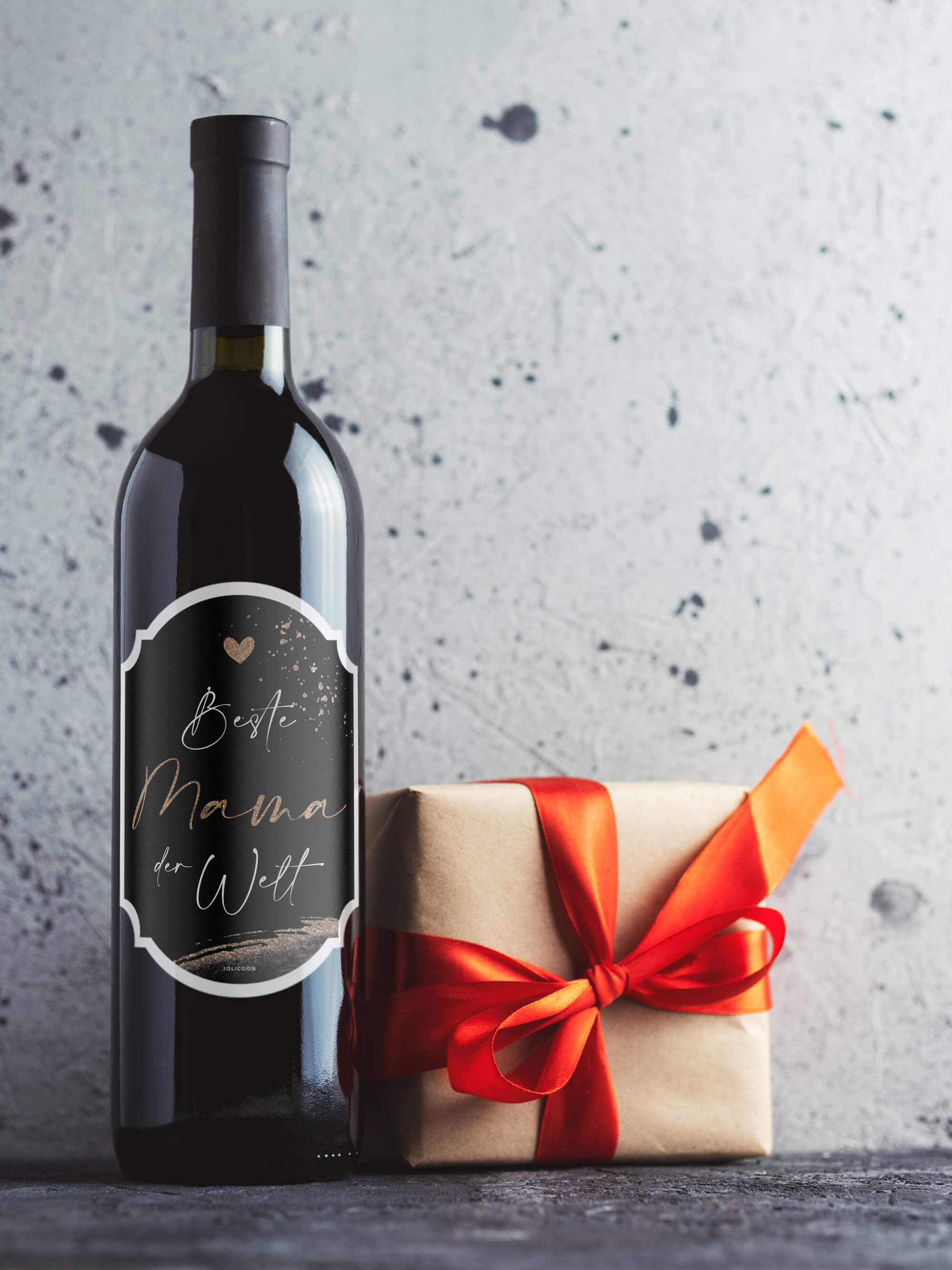 Beste Mama der Welt Flaschenetikett - JoliCoon