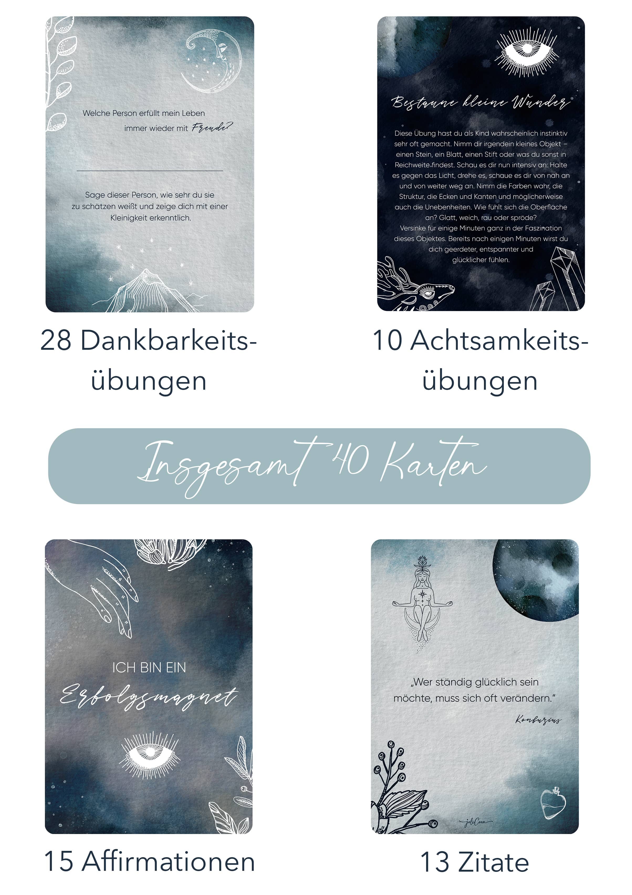 Achtsamkeitskarten - JoliCoon
