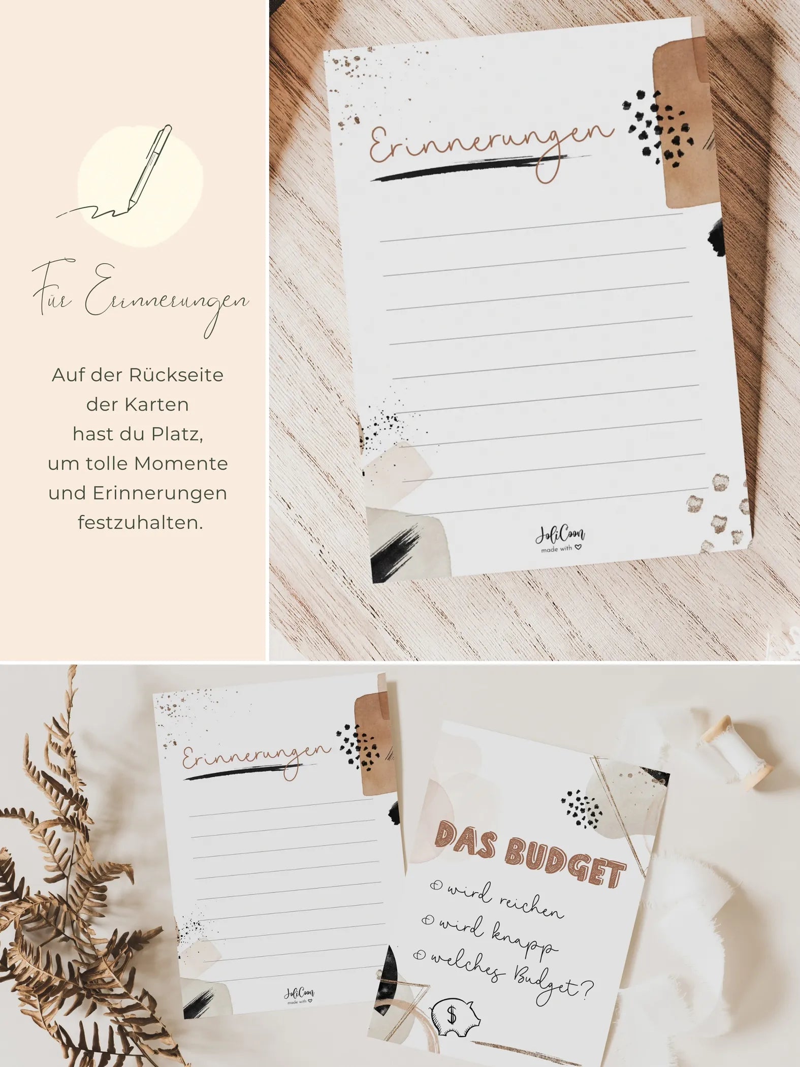 Meilensteinkarten Hausbau - JoliCoon