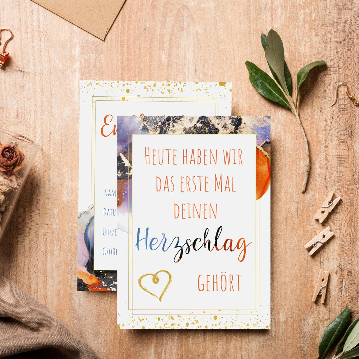 Schwangerschaft Meilensteinkarten