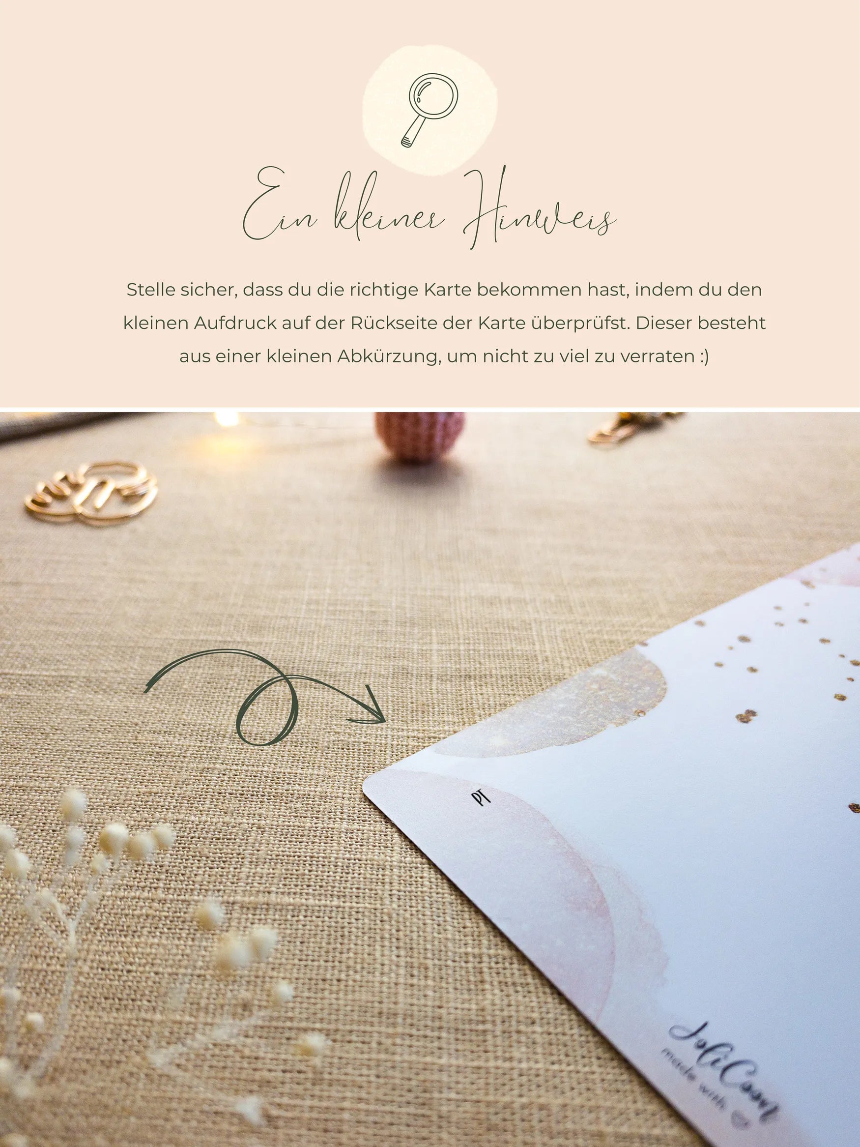 Patentante fragen Rubbelkarte Golden Glamour - JoliCoon