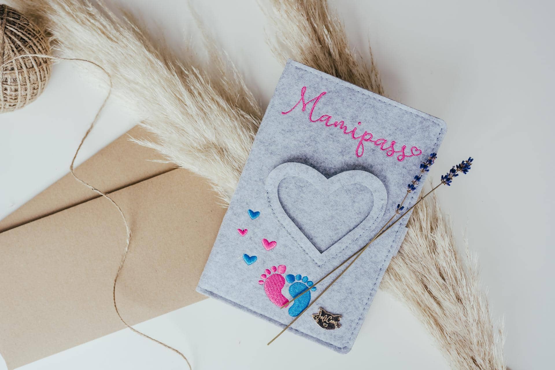 Mutterpasshülle Filz Mamipass