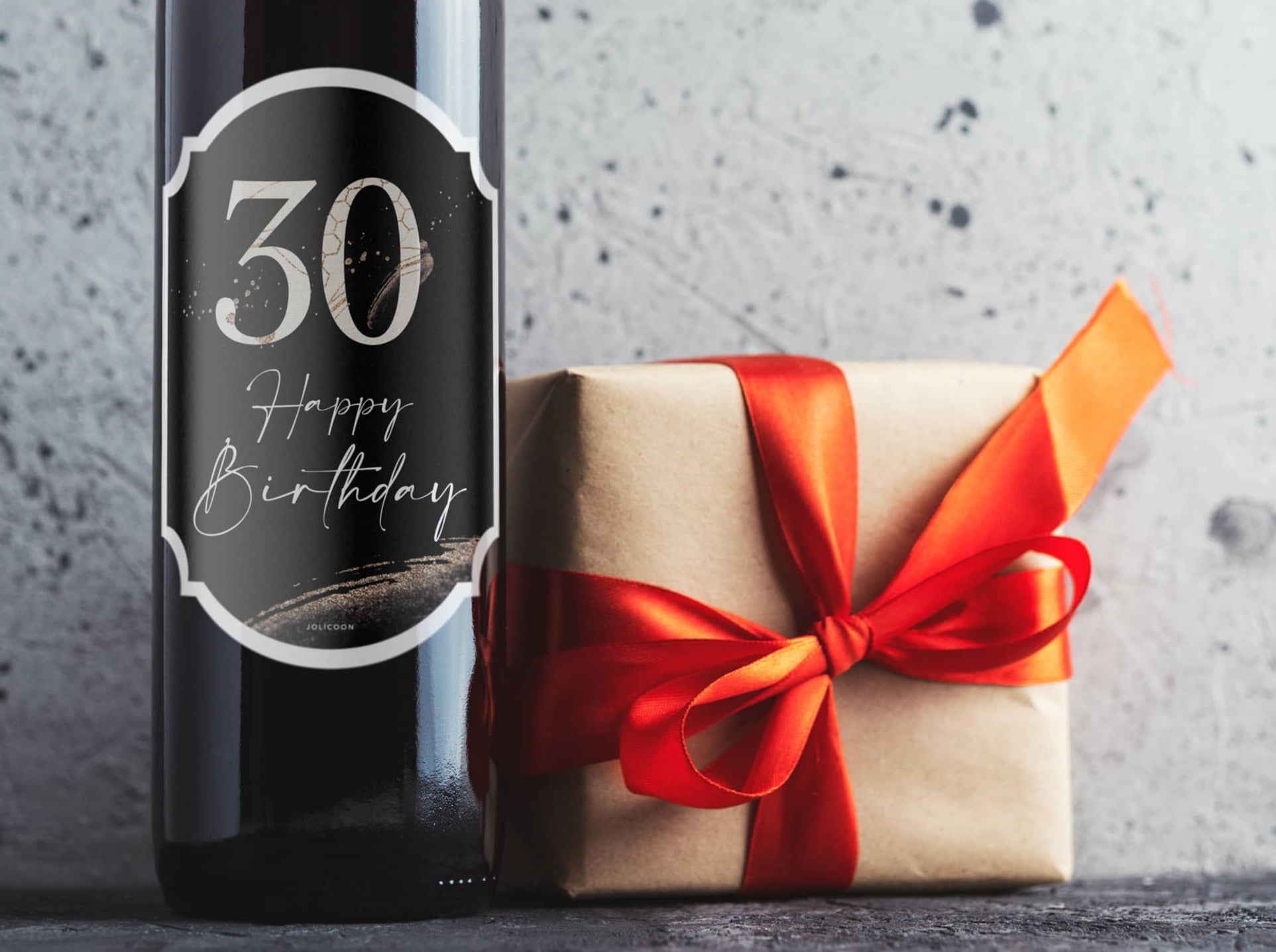 30 Geburtstag Flaschenetikett - JoliCoon