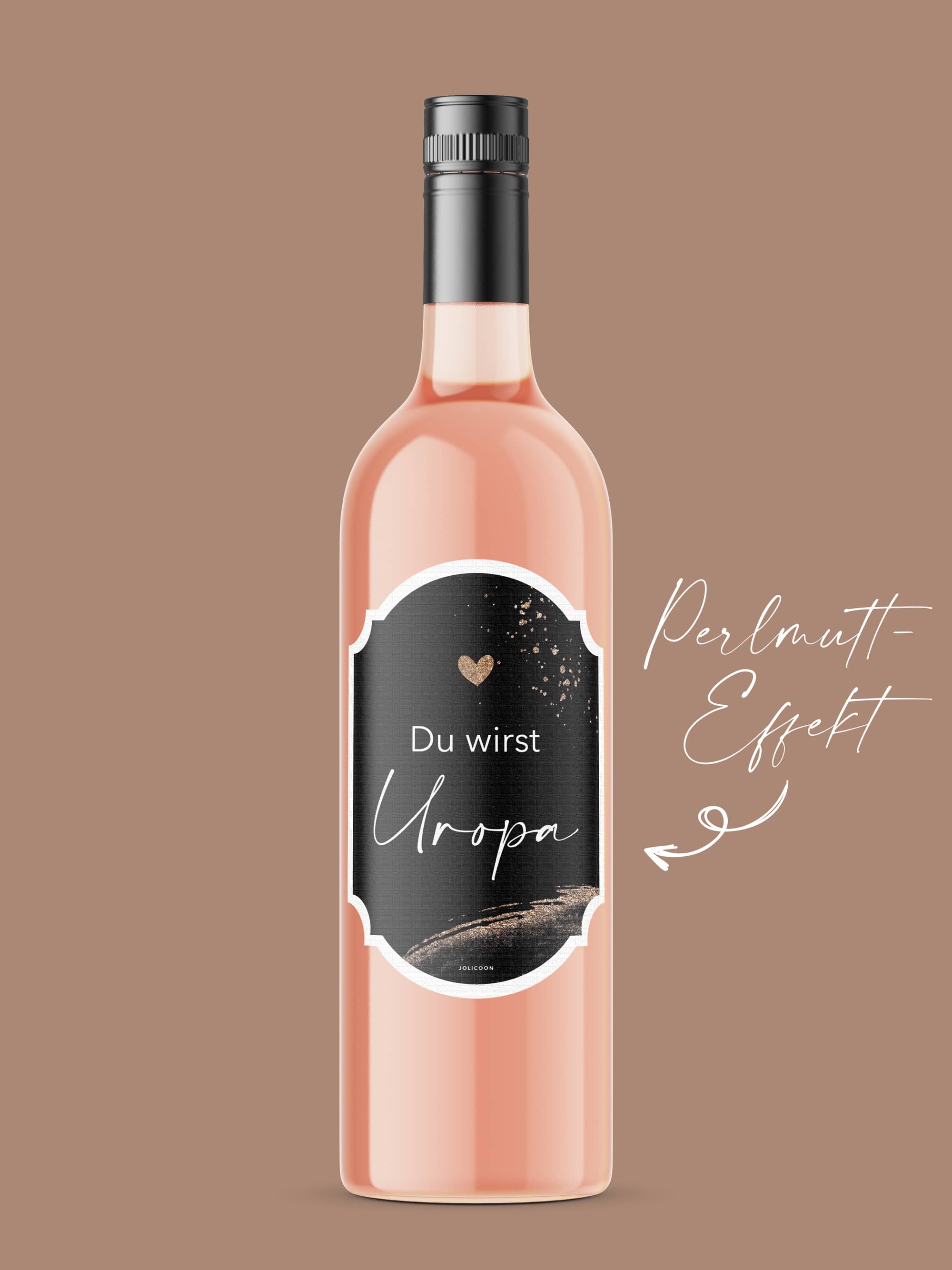 Du wirst Uropa Flaschenetikett - JoliCoon