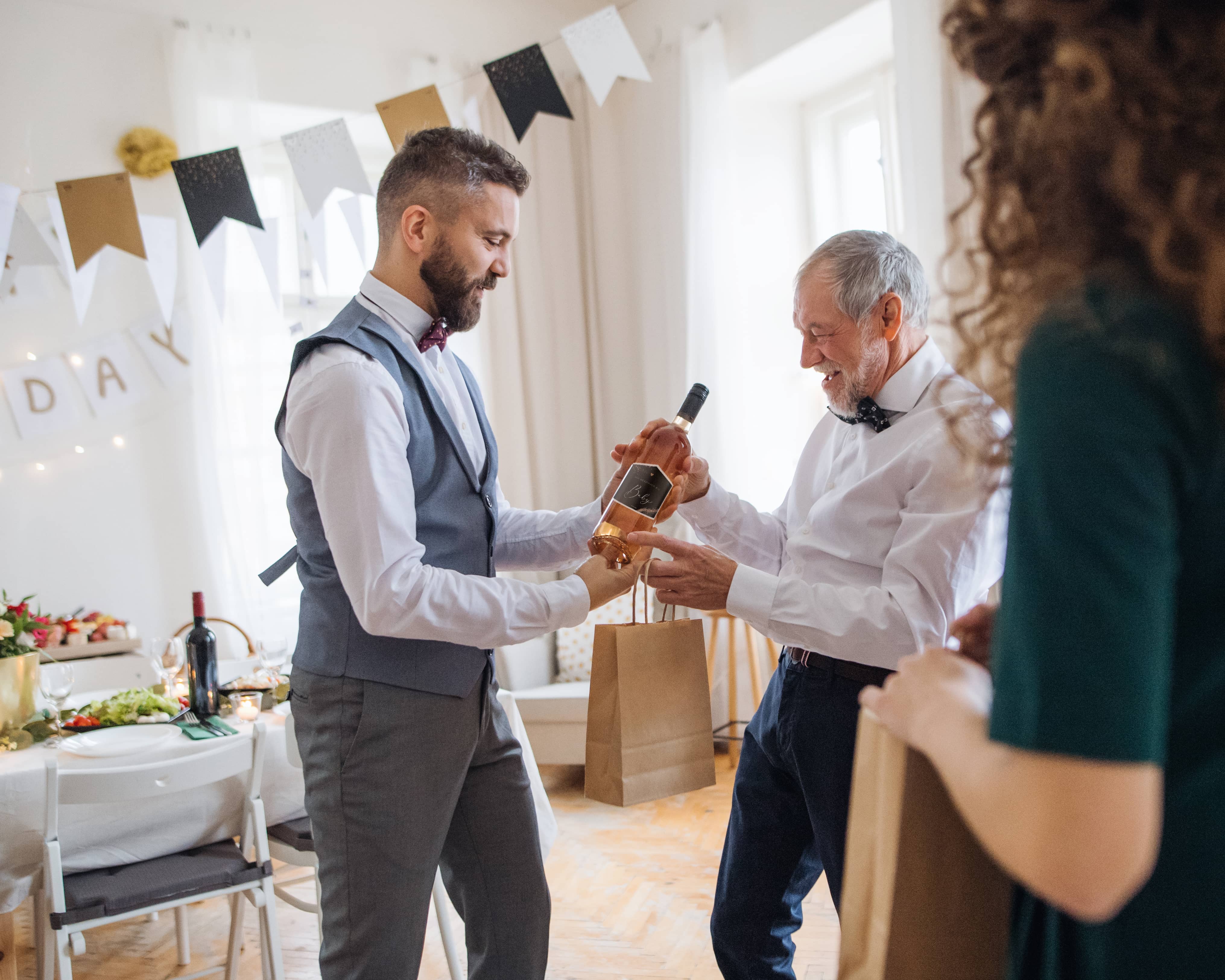 Wir bekommen ein Baby Flaschenetikett klein - JoliCoon