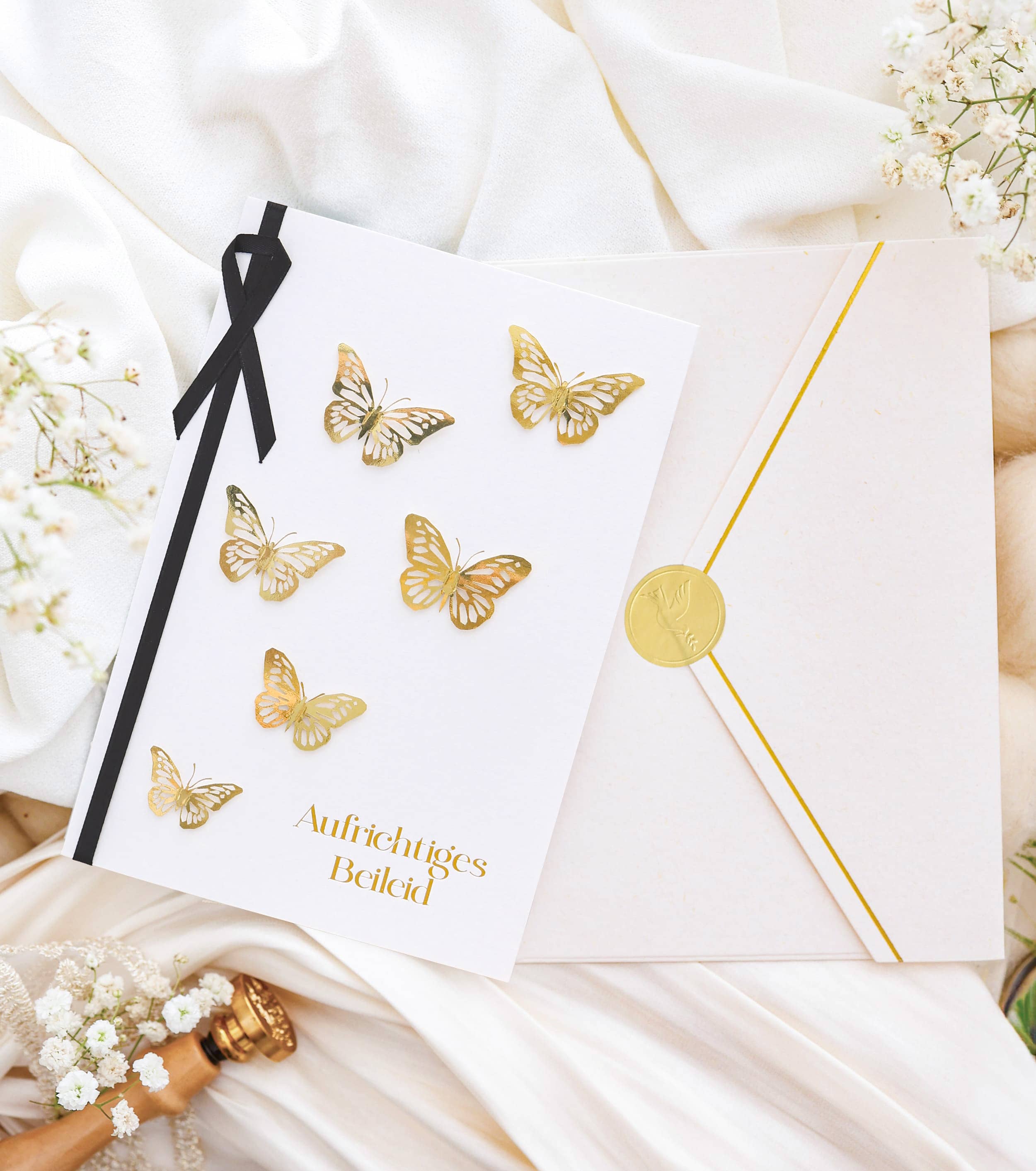 Trauerkarten schreiben - einfühlsame Worte, die von Herzen kommen