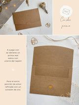 Tarjeta para rascar para escribir - Golden Glamour