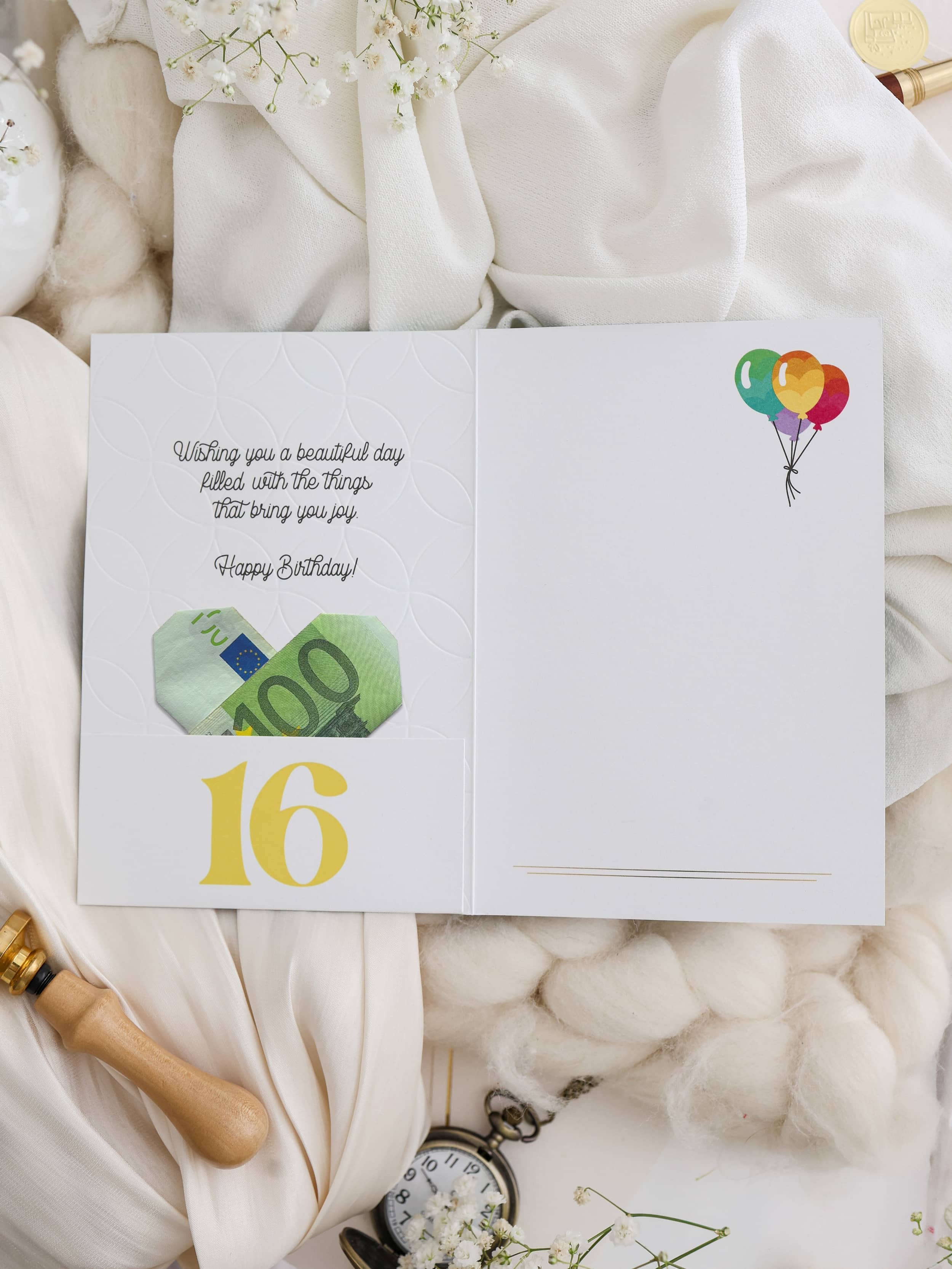 3D Geburtstagskarte 16 SIGNATURE