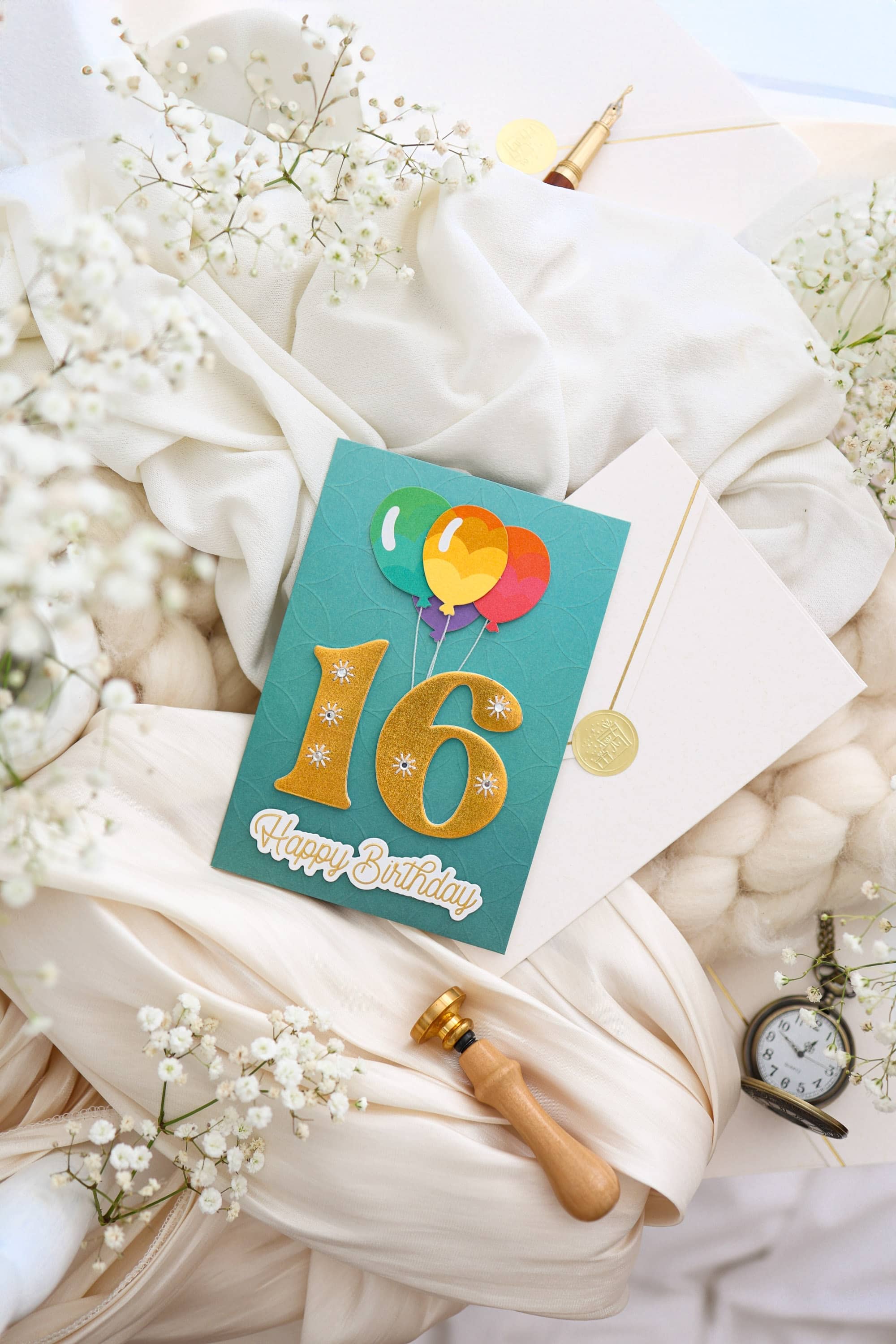 3D Geburtstagskarte 16 SIGNATURE