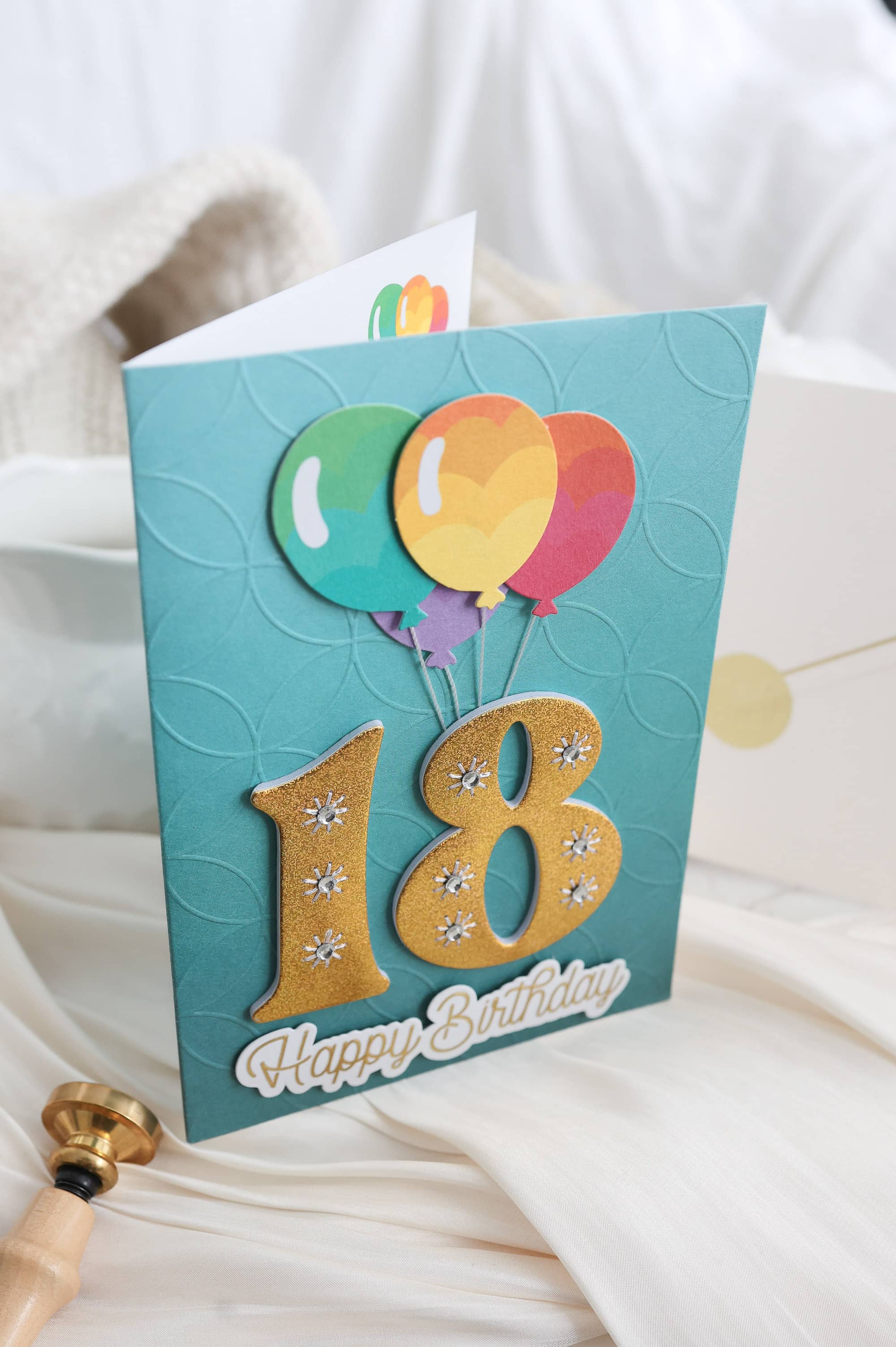 3D Geburtstagskarte 18 SIGNATURE