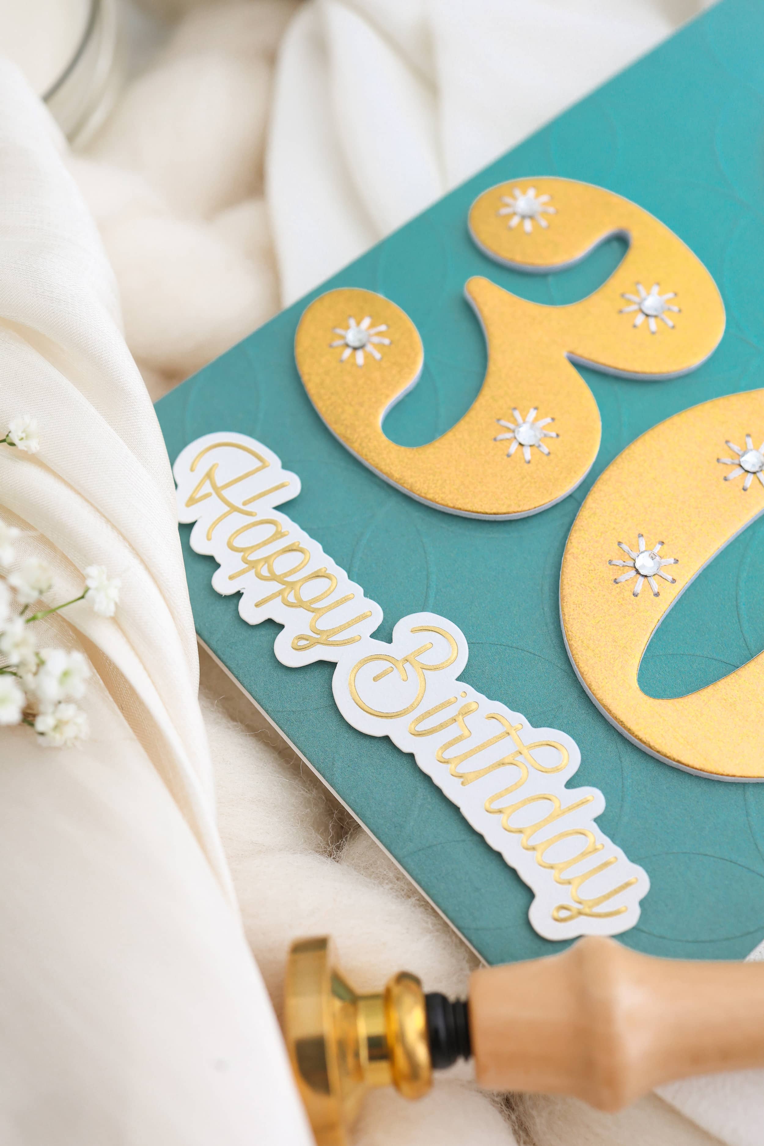 3D Geburtstagskarte 30 SIGNATURE