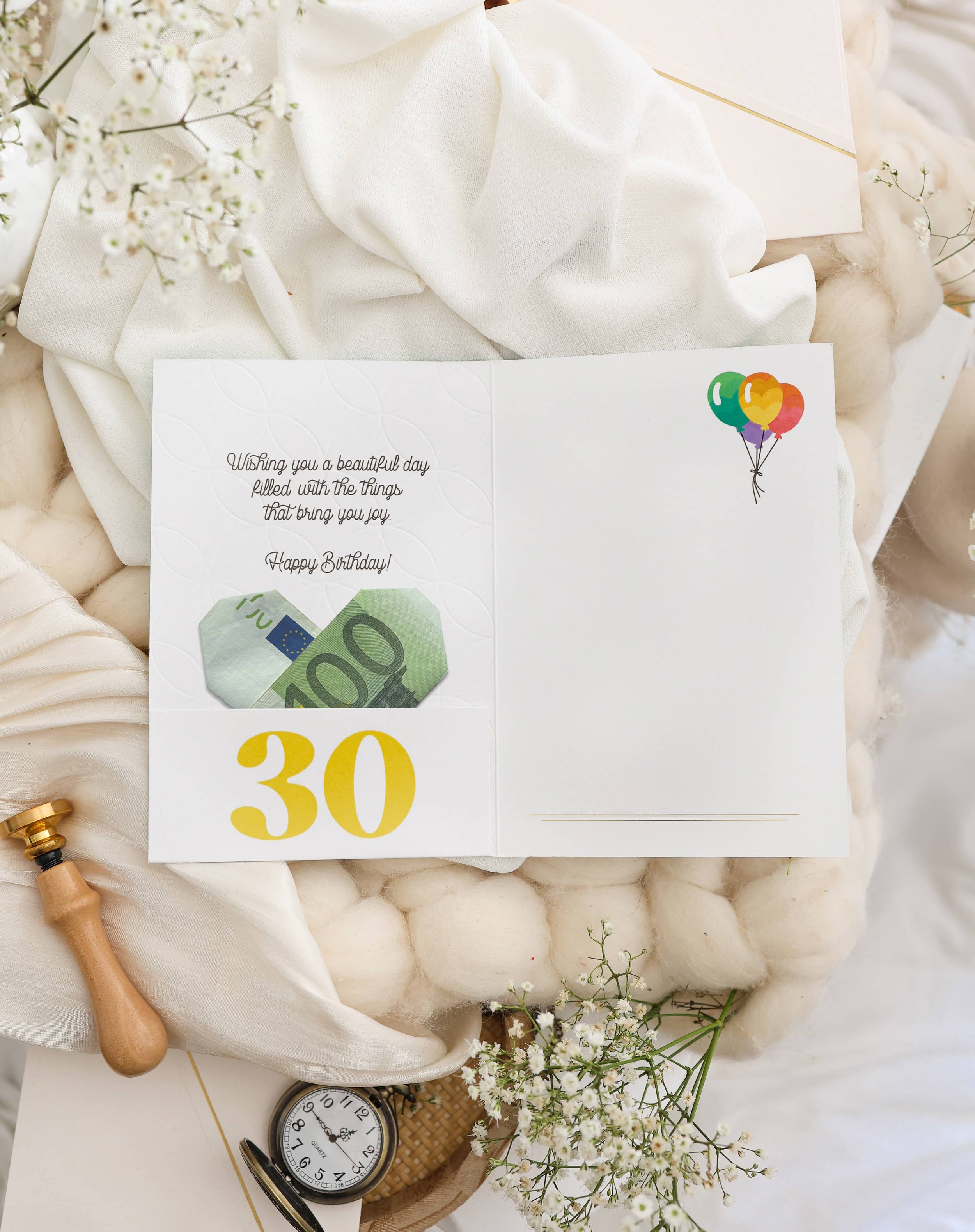 3D Geburtstagskarte 30 SIGNATURE