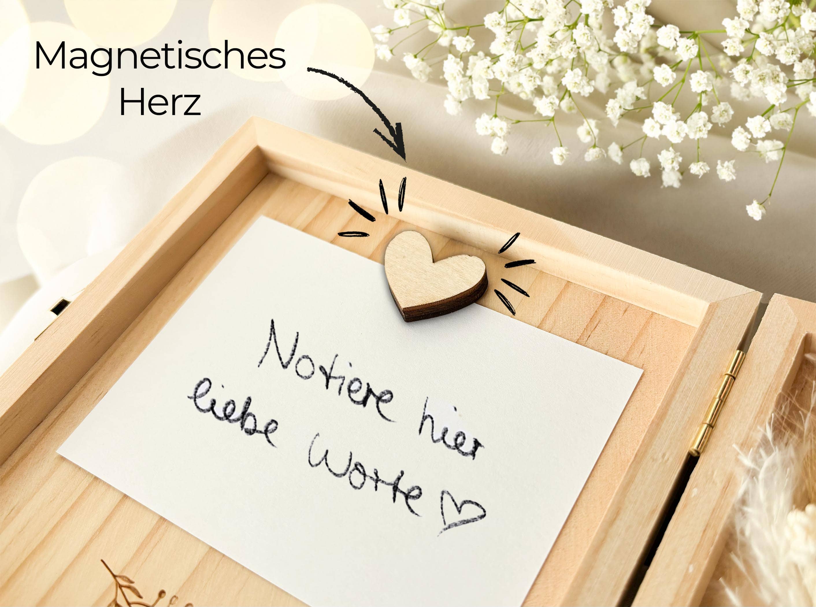 Diamantene Hochzeit Geschenk Holzbox