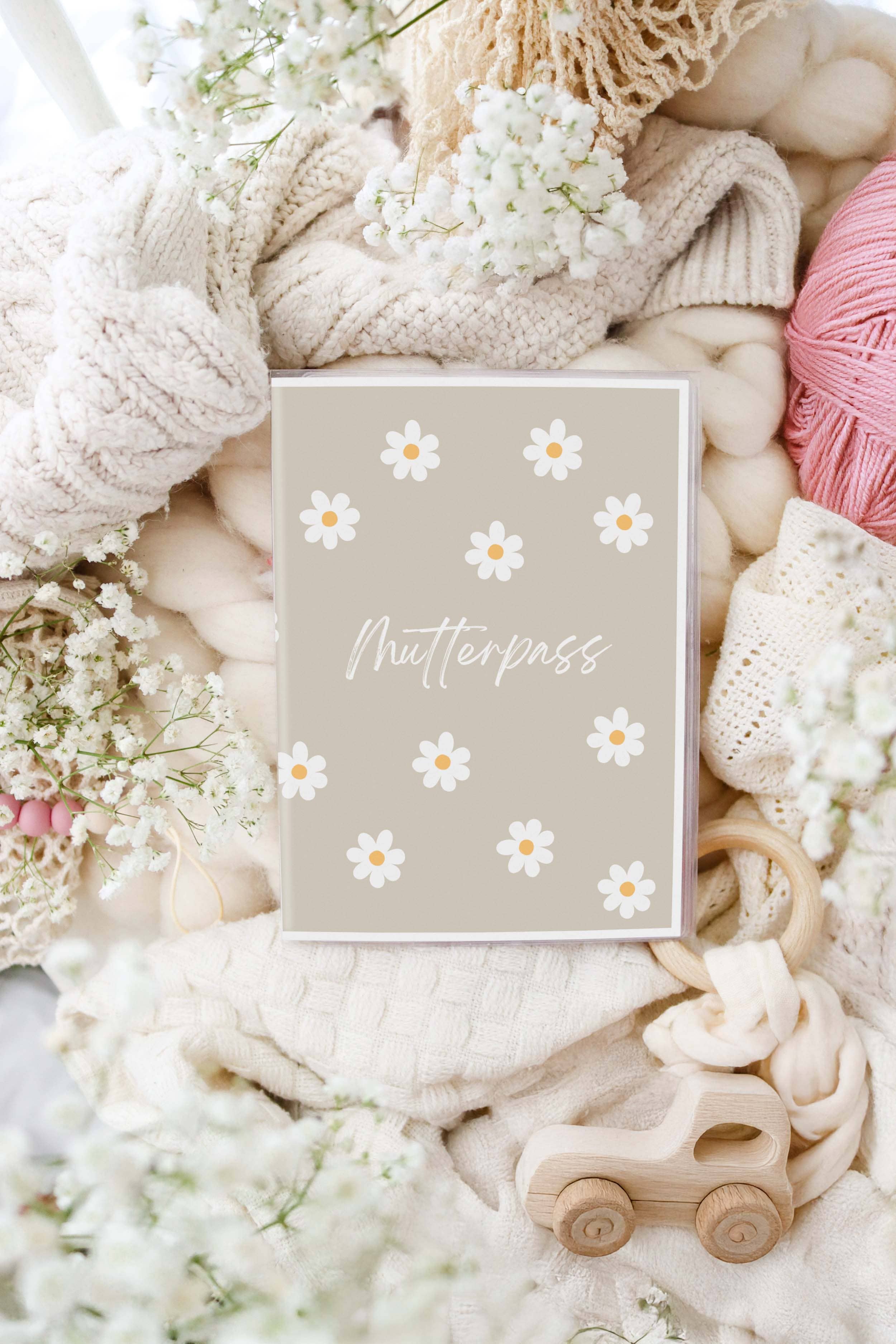 Mutterpasshülle personalisiert Daisy