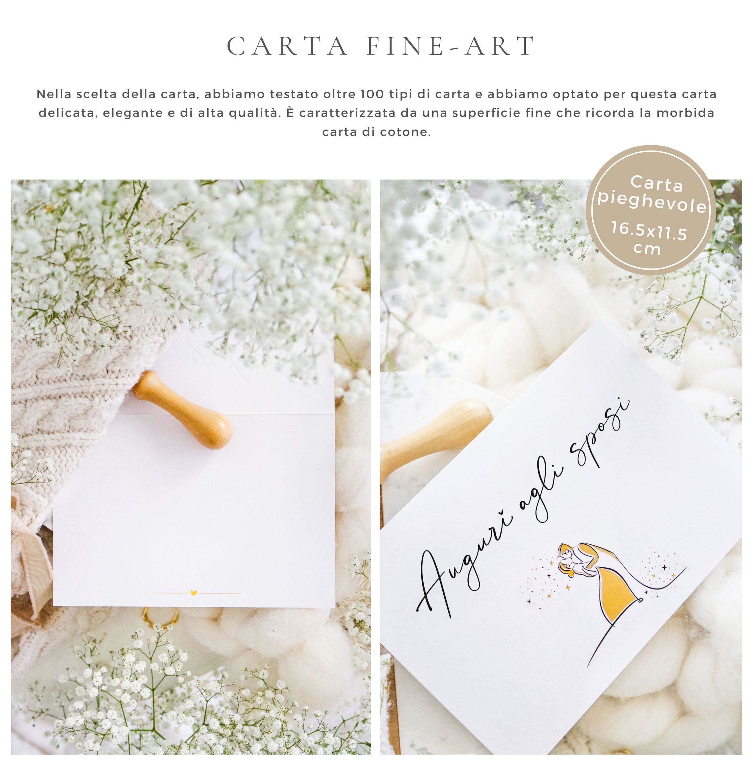 Auguri agli sposi - biglietto di matrimonio TOUCH
